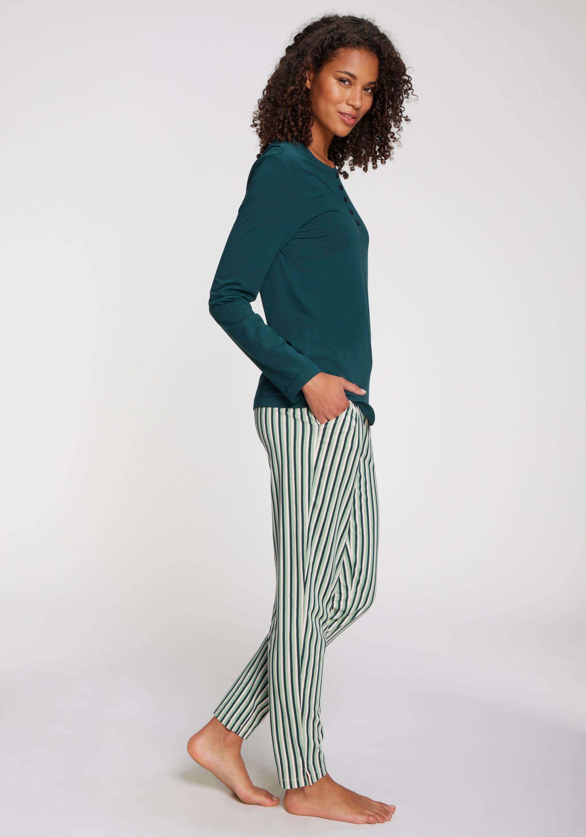s.Oliver RED LABEL Beachwear Pyjama top Met korte knoopsluiting