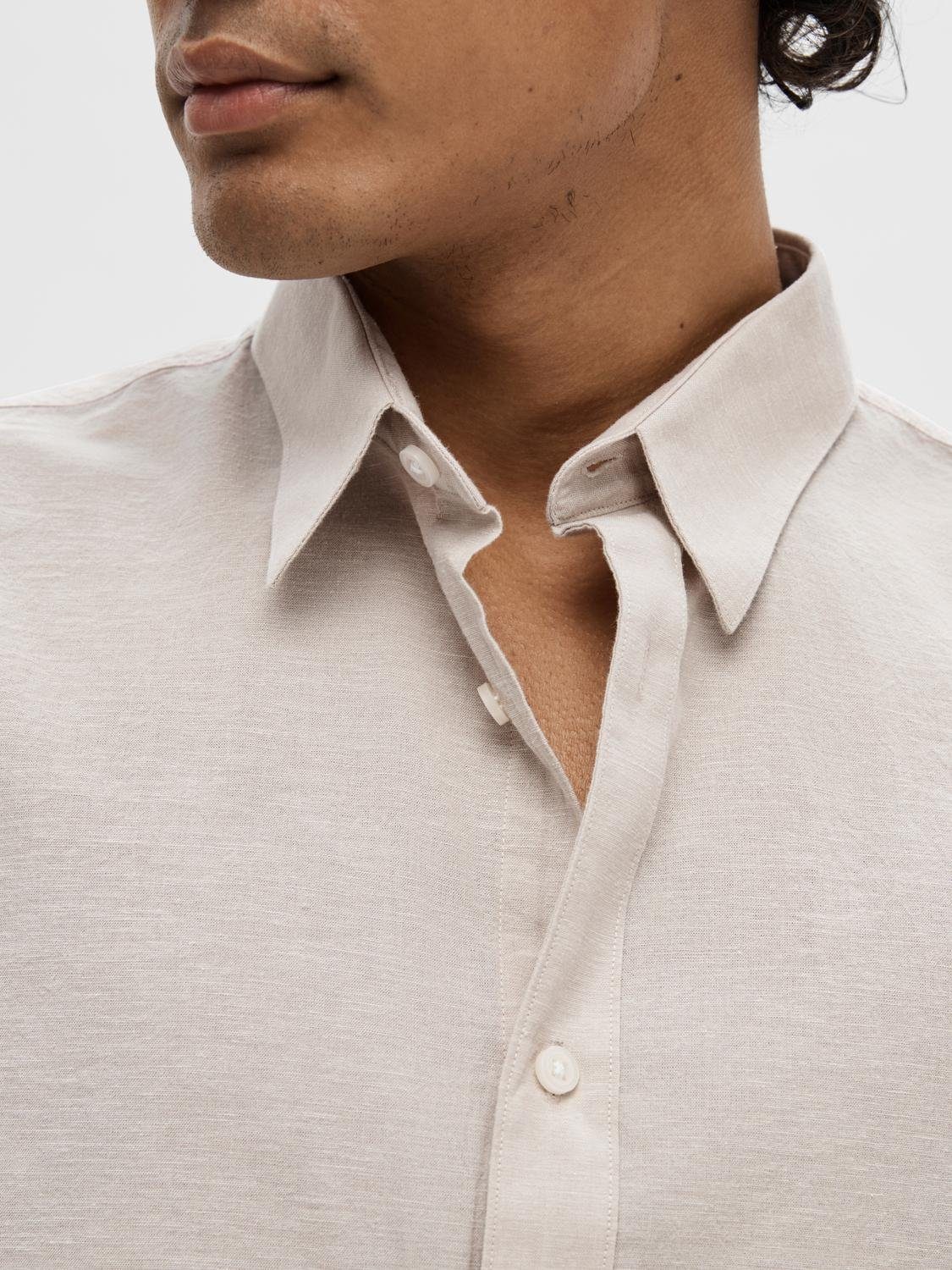 SELECTED HOMME Linnen overhemd NEW-LINEN SHIRT