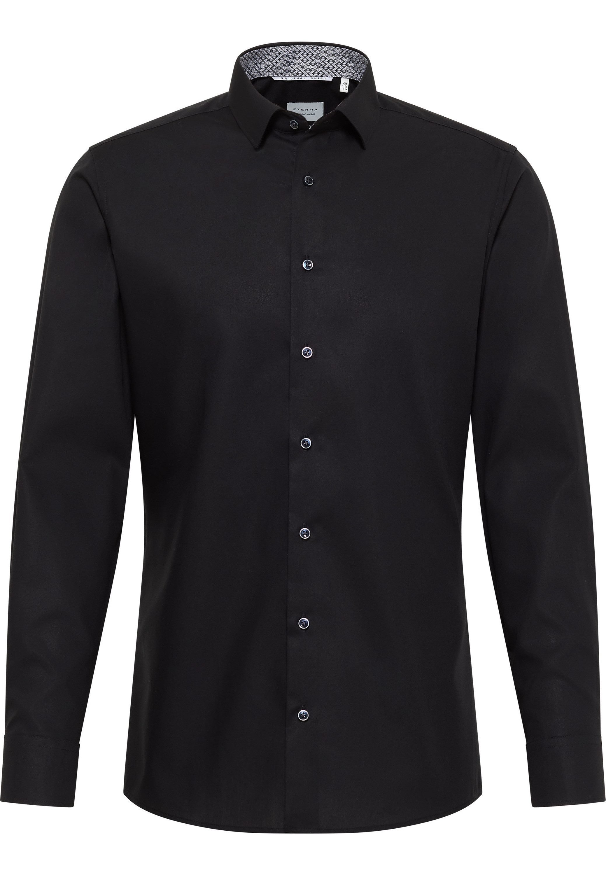 Eterna Overhemd met lange mouwen Slim fit NON IRON (strijkvrij)