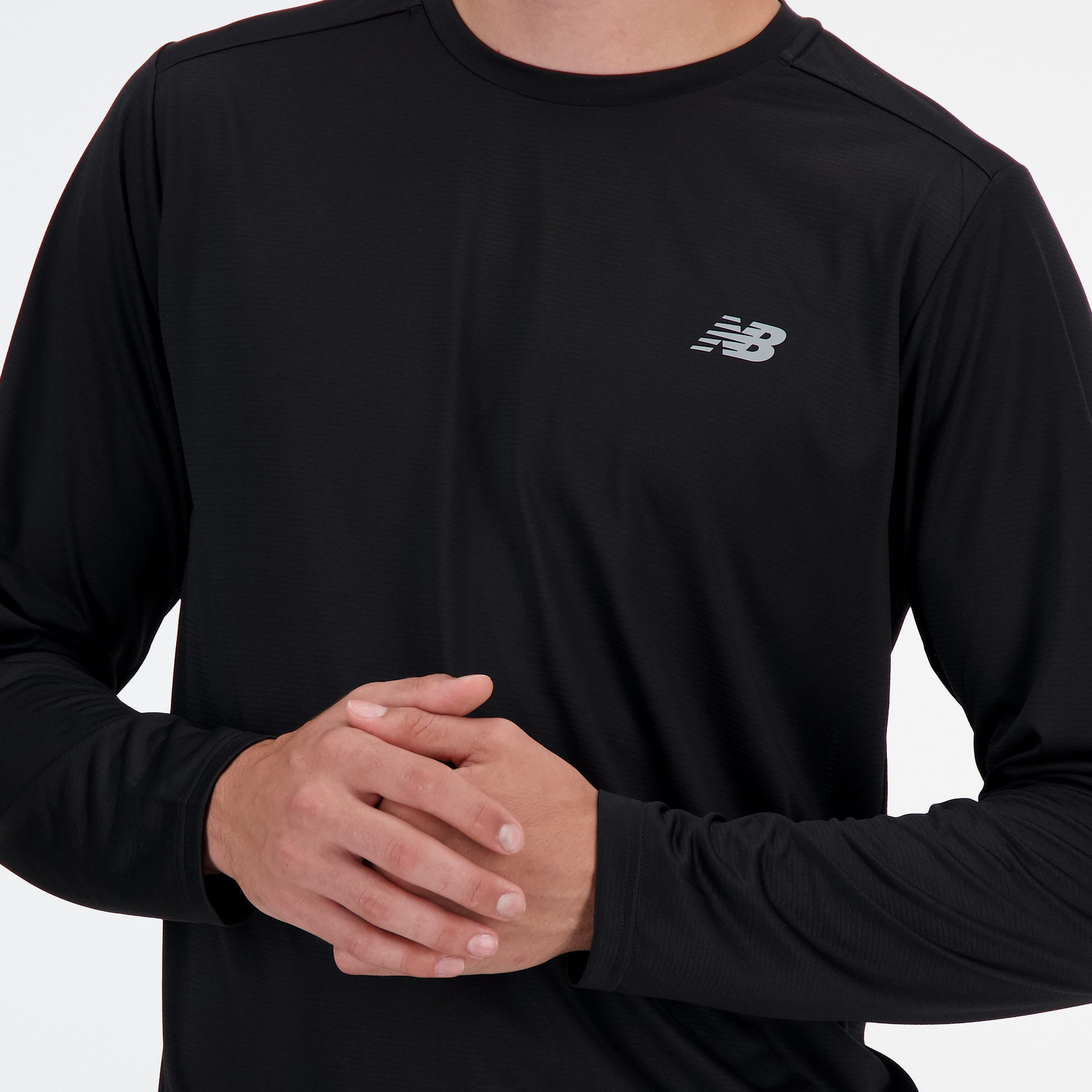 New Balance Runningshirt Sport Essentialsongleeve NB NAVY