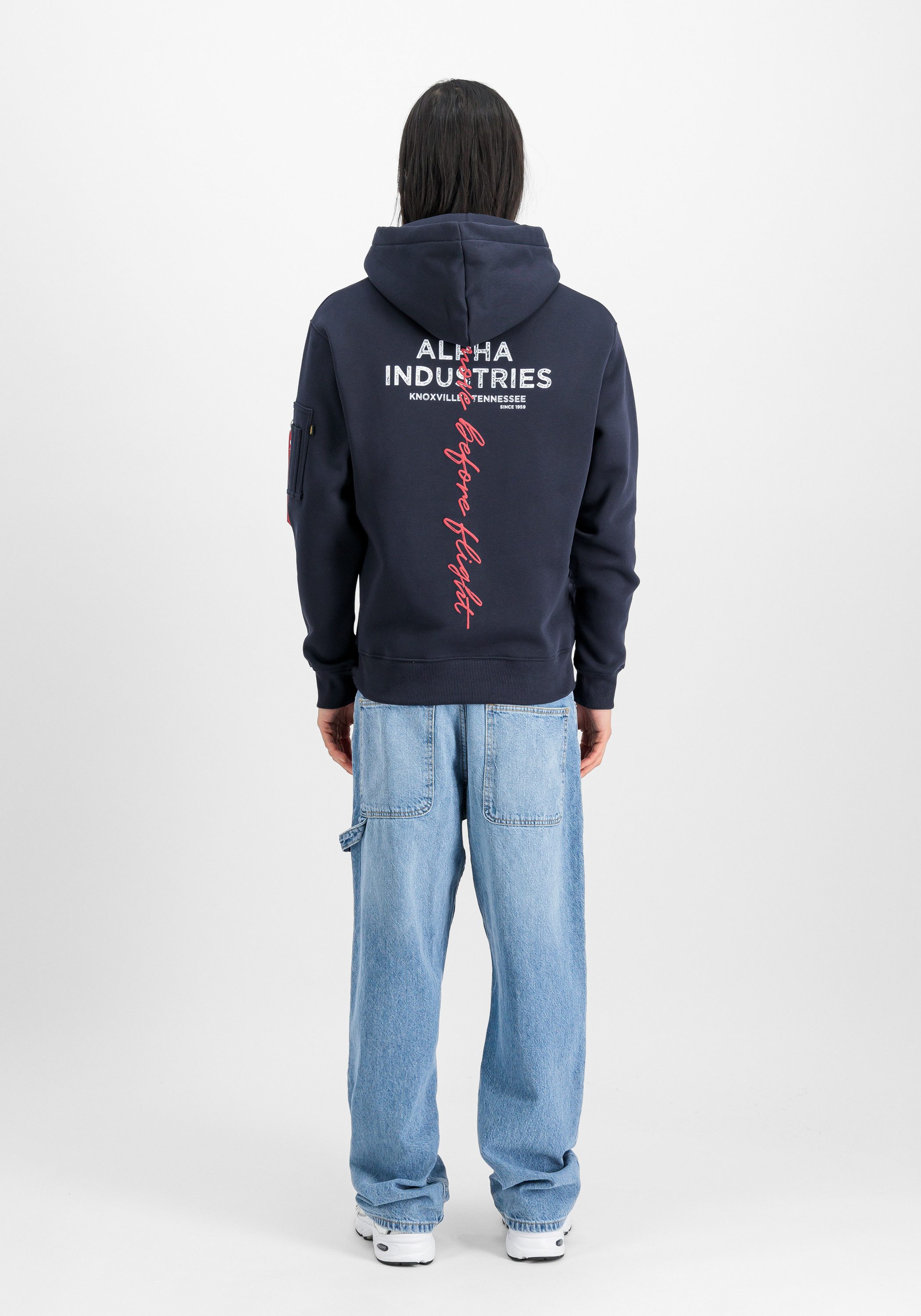 Alpha Industries Hoodie Signature Backprint Hoodie