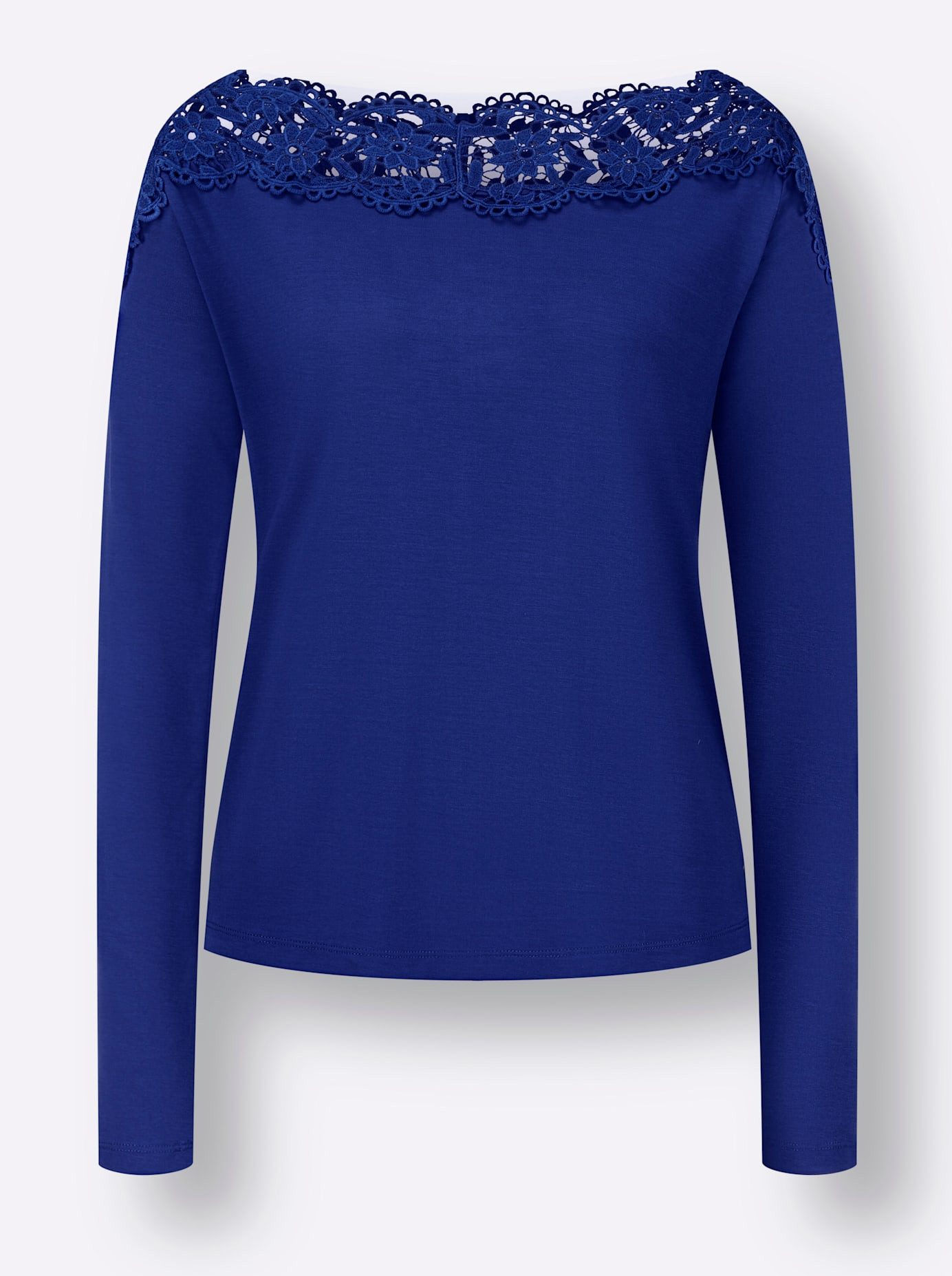 Creation L Shirt met lange mouwen Modal-shirt (1-delig)