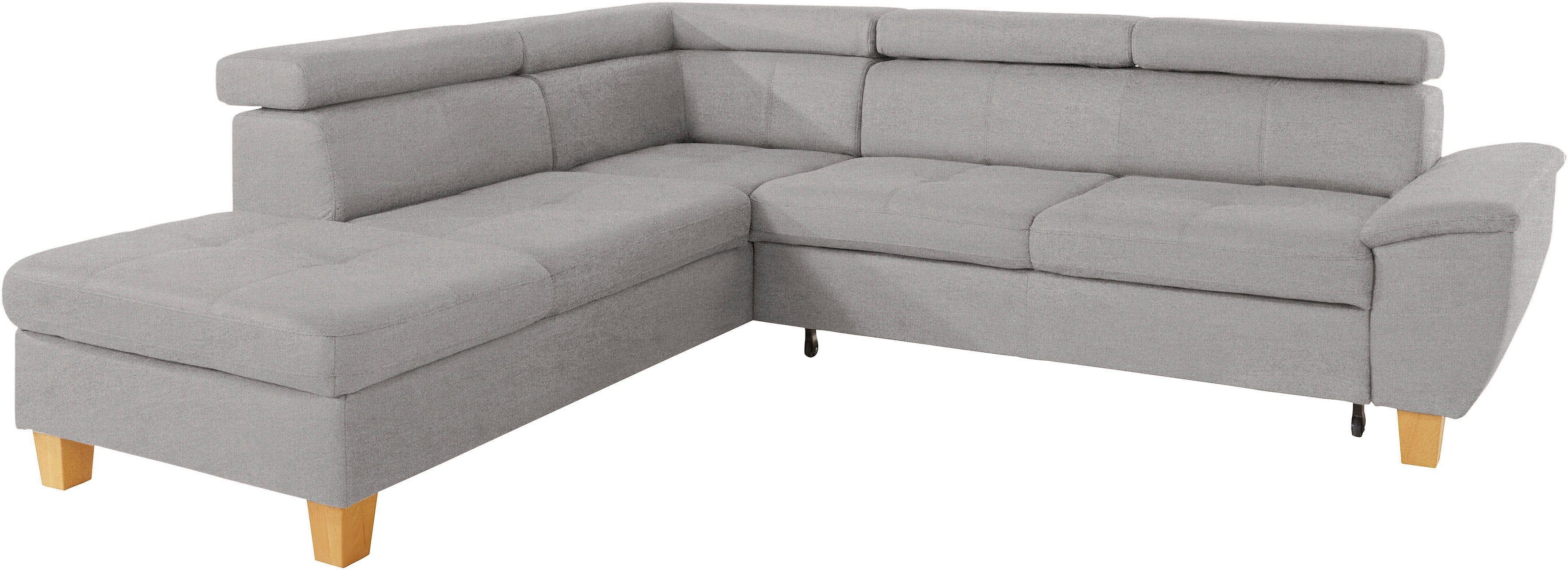 exxpo - sofa fashion Hoekbank Enya, uitgebreide afwerking, hoog zitcomfort, comfortabel, L-vorm