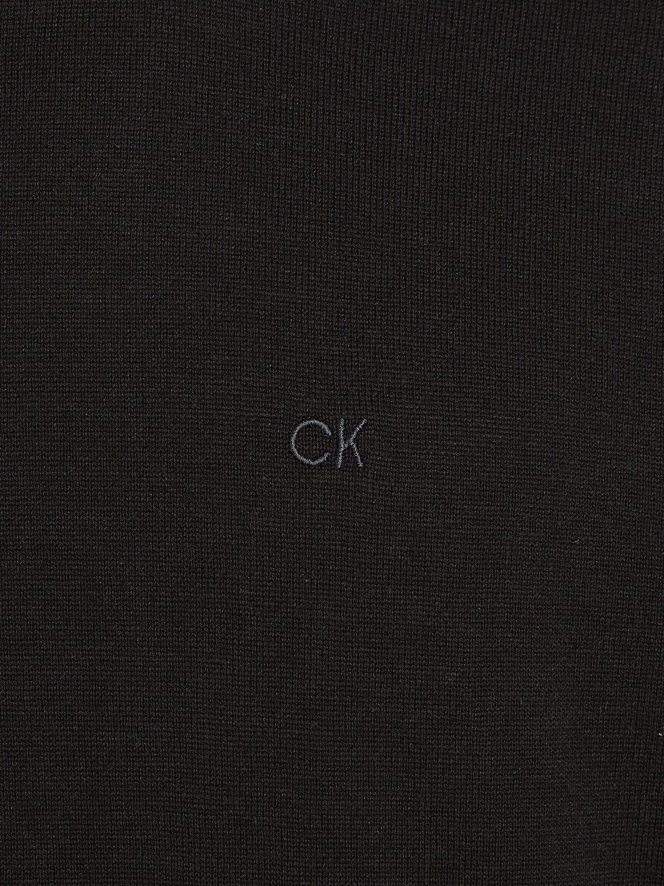 Calvin Klein Trui met ronde hals COTTON SILK BLEND CN SWEATER