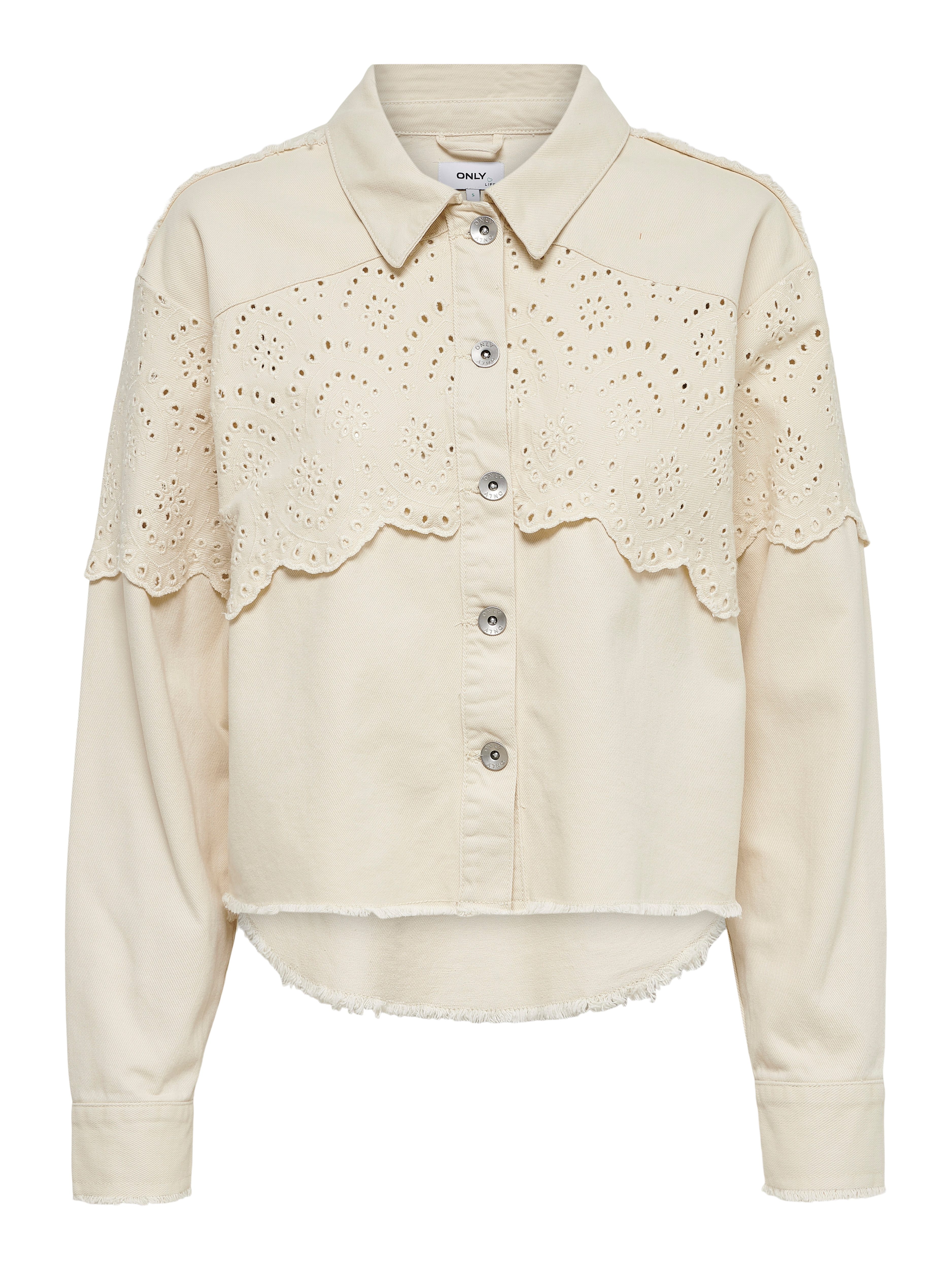Only Kort jack ONLELENA CROCHET JACKET NC OTW