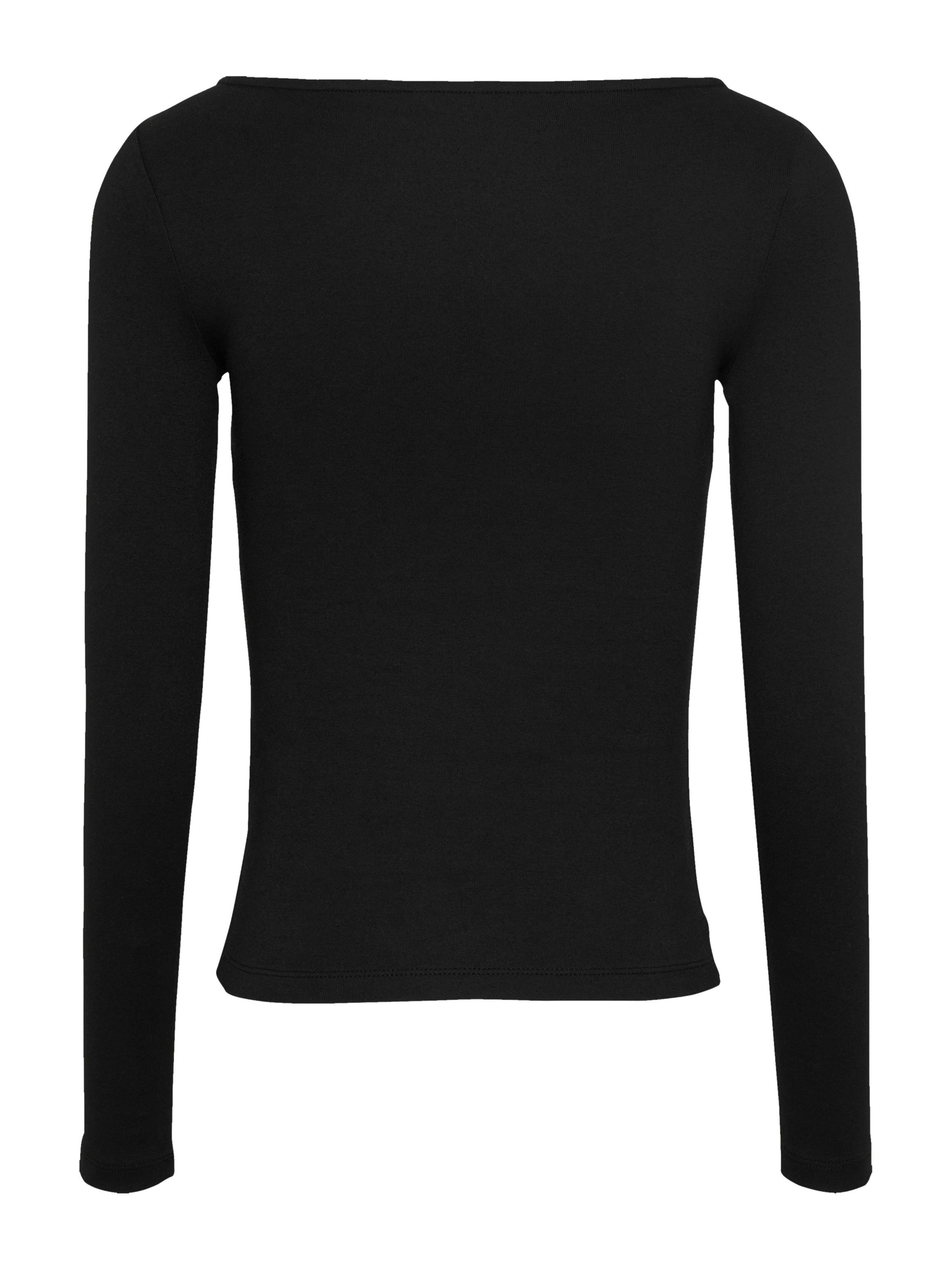 TOMMY JEANS Shirt met lange mouwen TJW BOAT NECK TOP LS