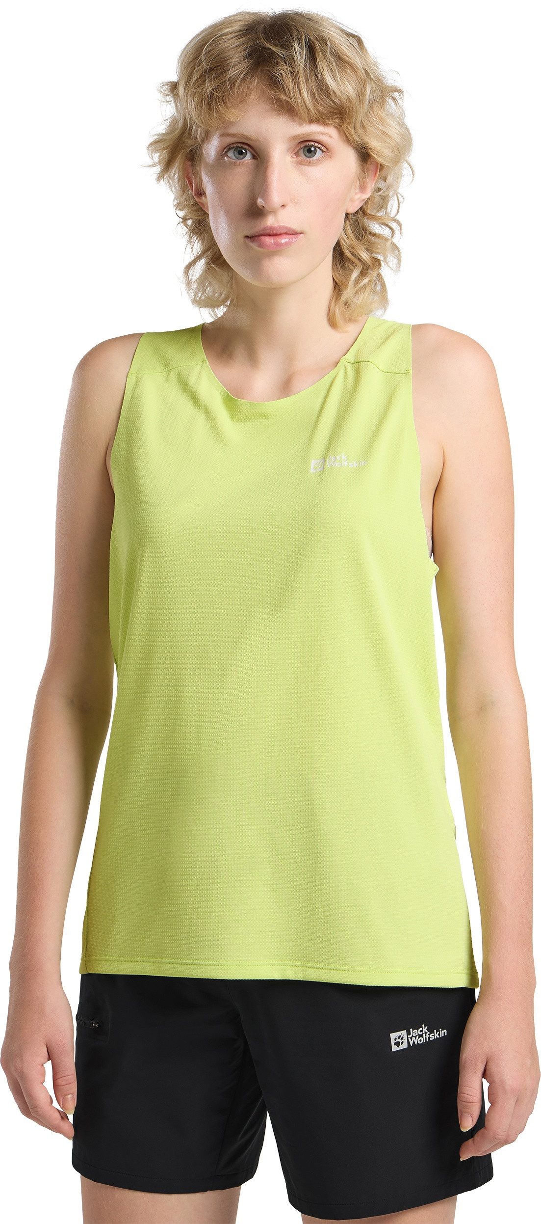 Jack Wolfskin Tanktop PRELIGHT STRIDE TANK W dames tops maat L (42/44) groen