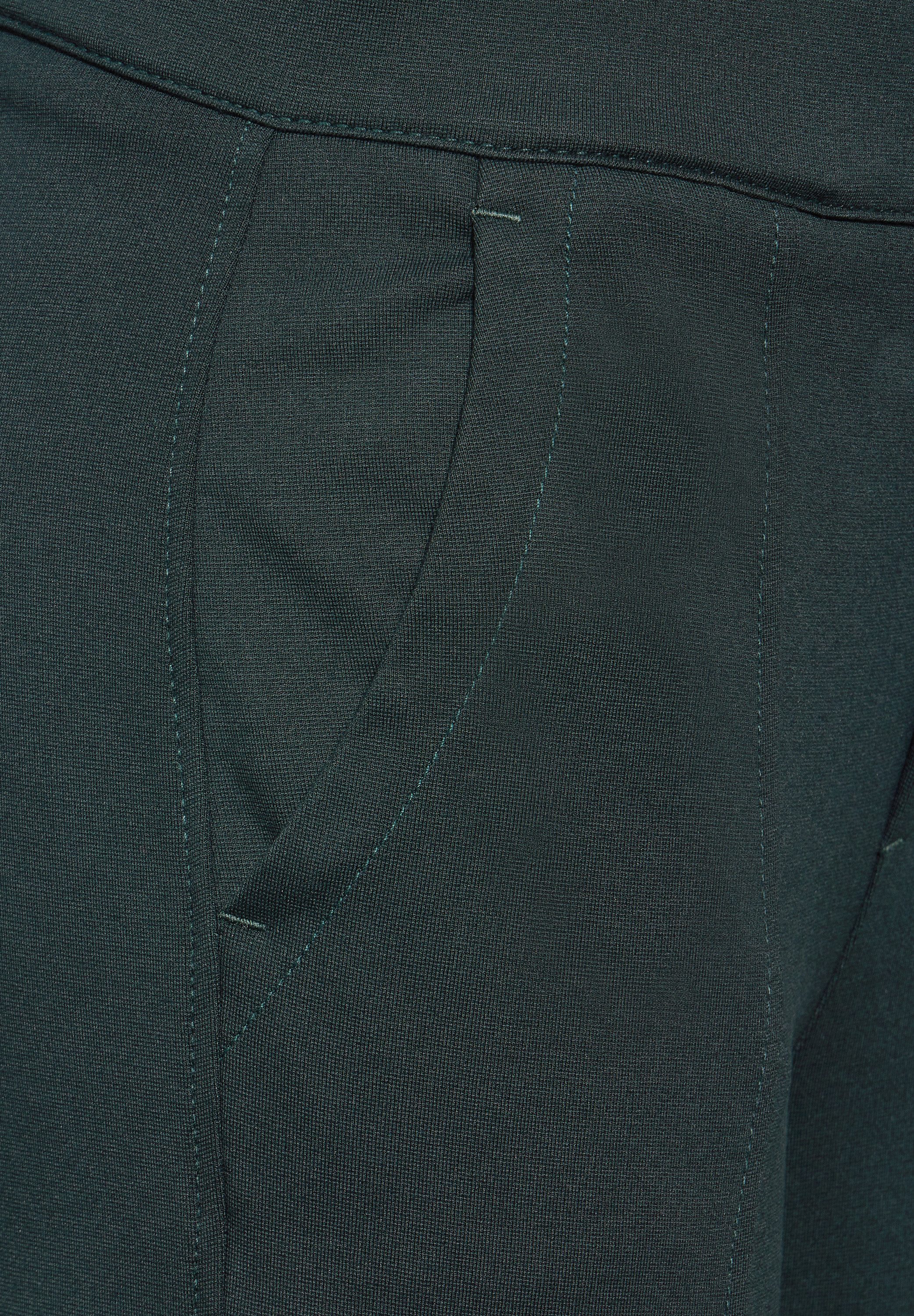 STREET ONE Taillehoge broek met deelnaden