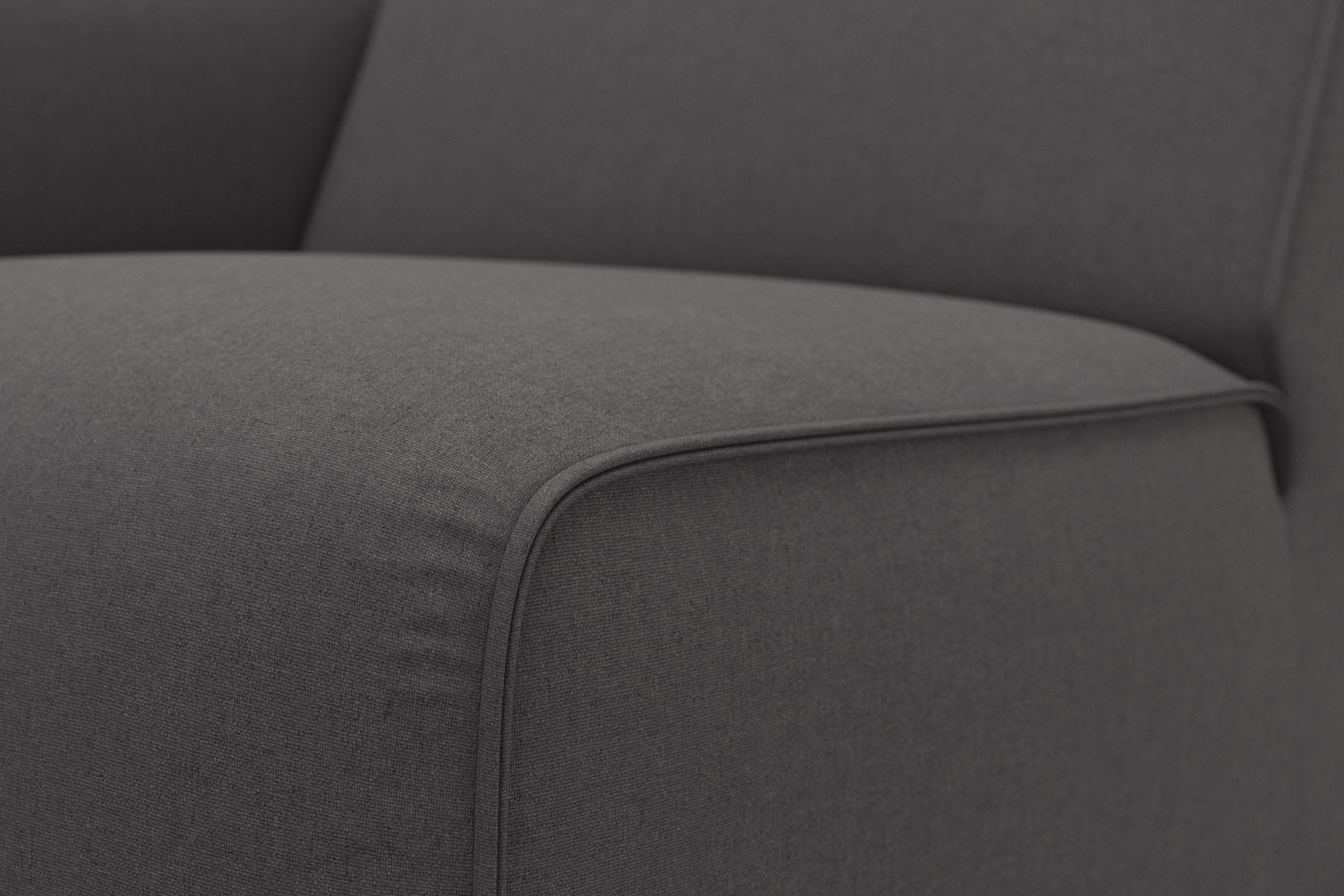 RAUM.ID Fauteuil Merid sofa-hoekelement, afmetingen B/D/H: 109/97/46 cm als module of apart te gebruiken, voor individuele samenstelling