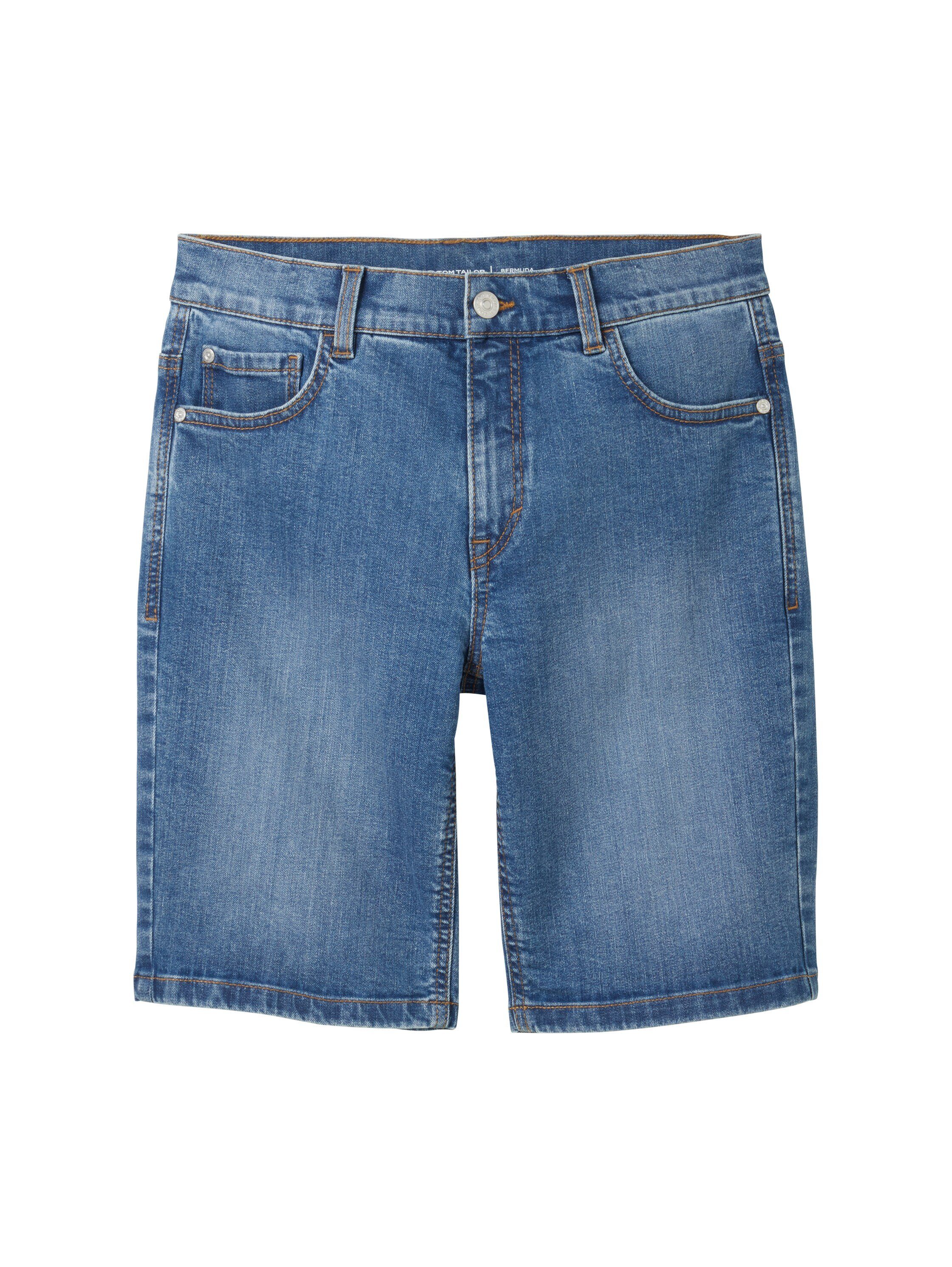 Tom Tailor Korte skinny fit jeans in 5-pocketmodel