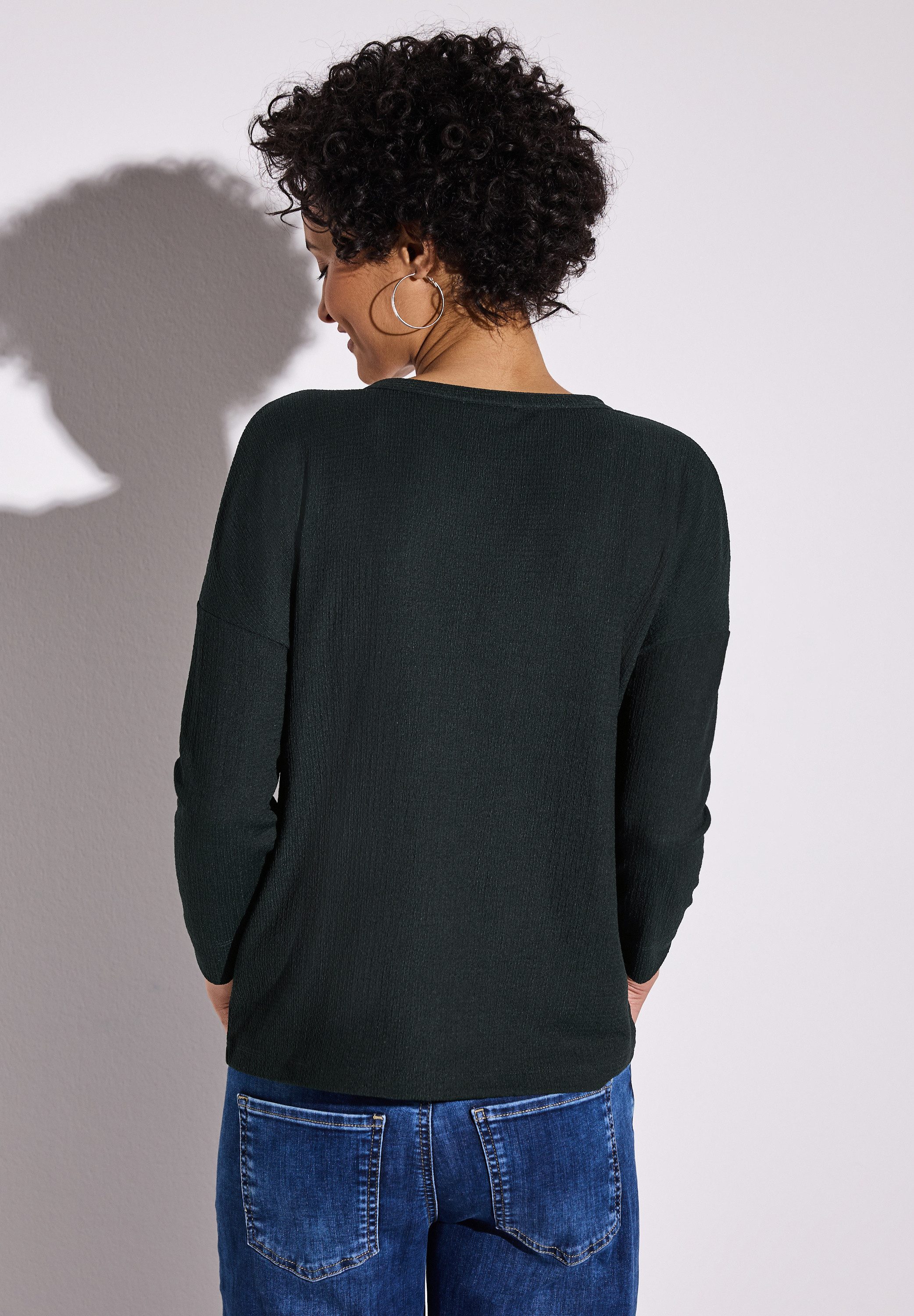 STREET ONE Shirtjasje met structuur