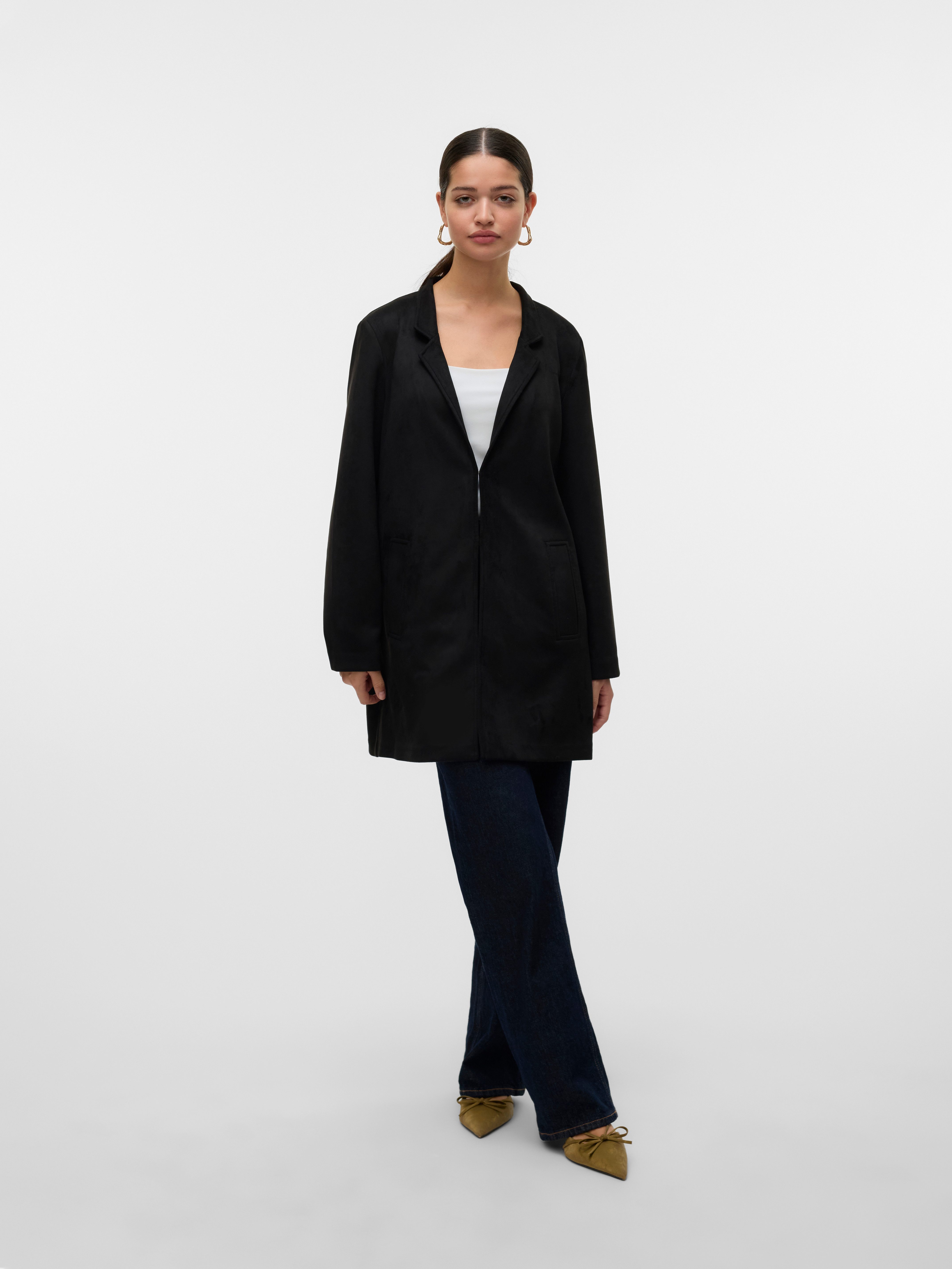Vero Moda Lang jack VMJOSEFREJA FAUXSUEDE JACKET BOO
