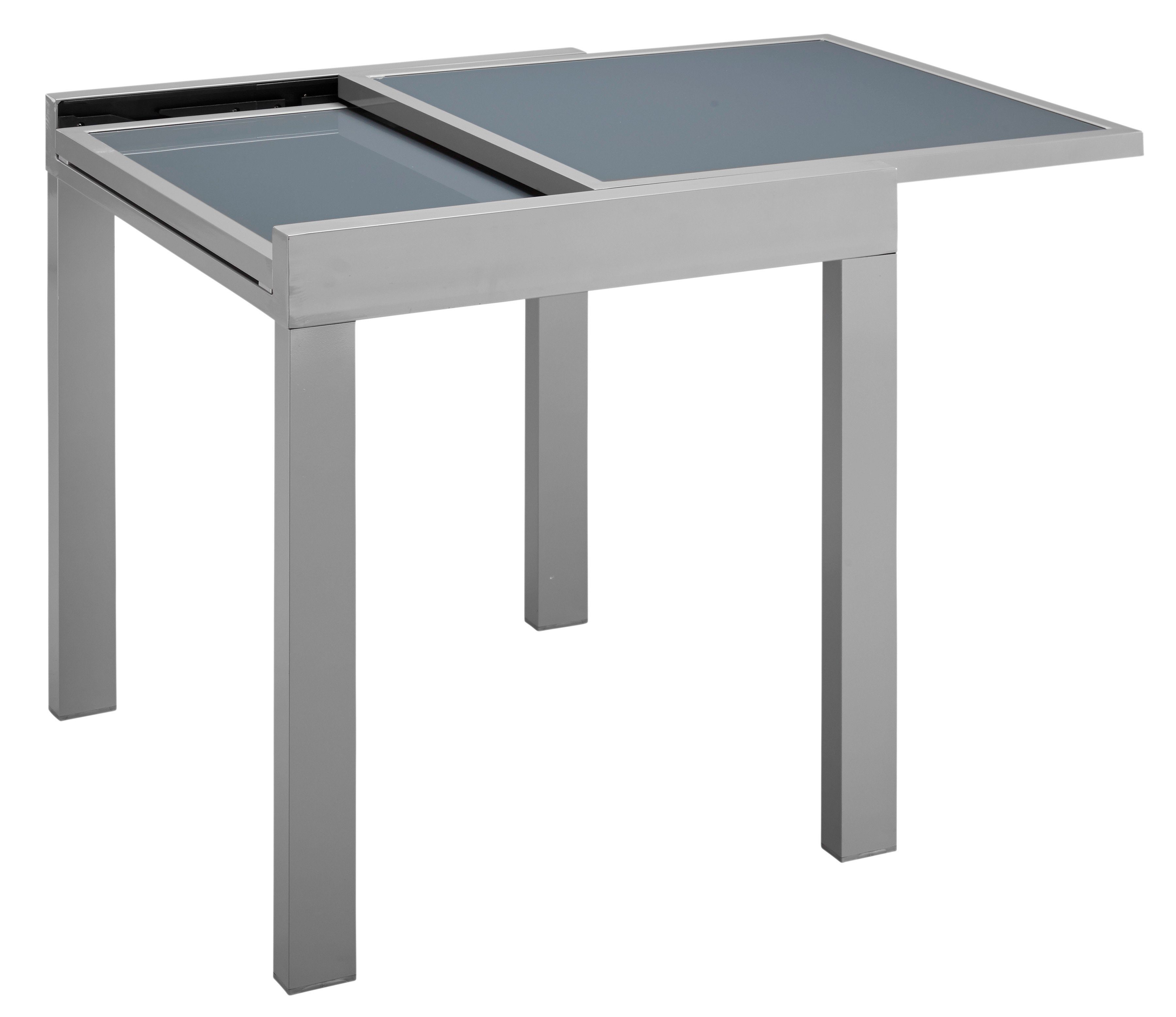 MERXX Tuintafel Lima 65x65-130 cm, uittrekbaar