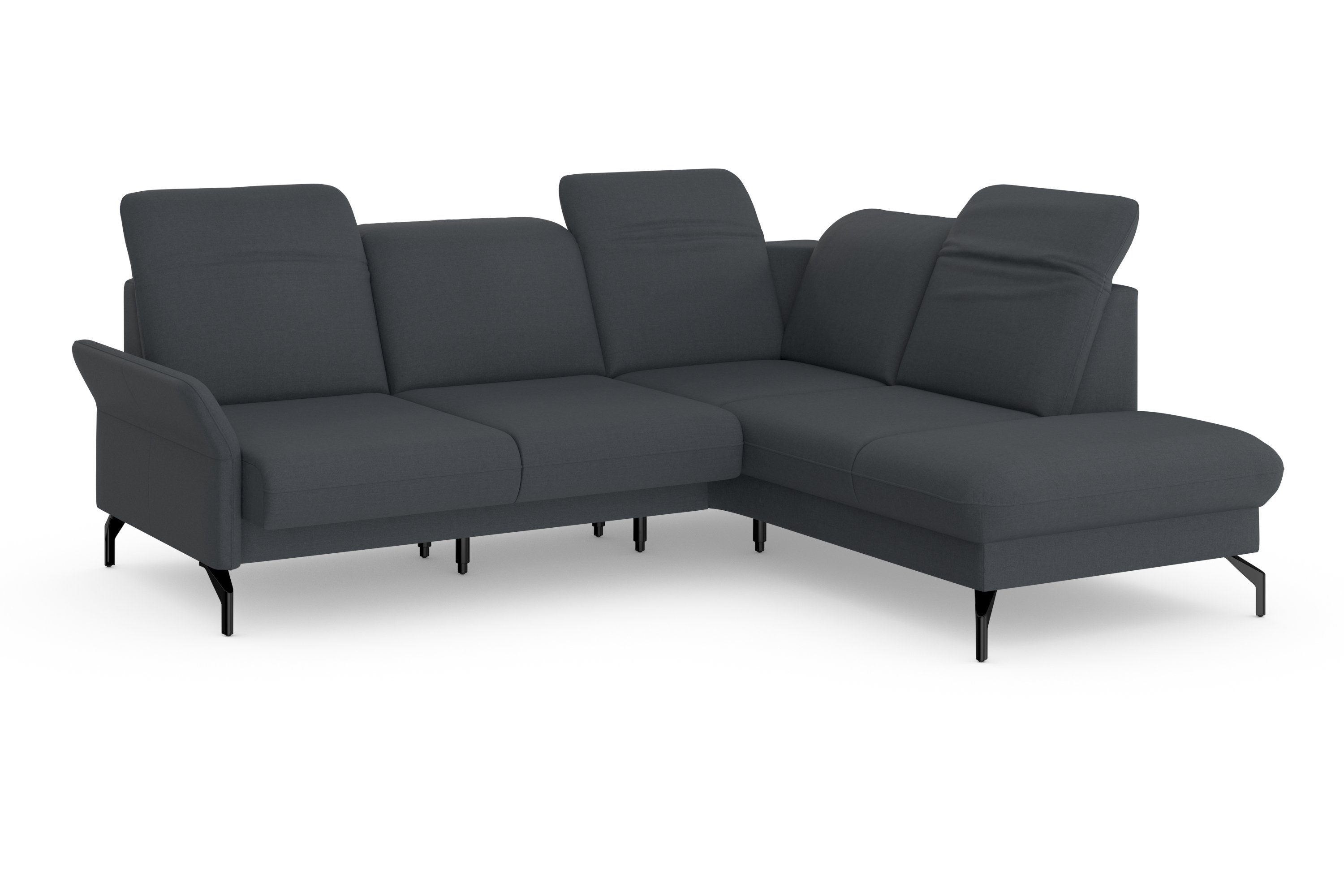 sit&more Hoekbank Fashion L-vorm naar keuze met verstelbare hoofdsteun en uittrekzitting, motorisch
