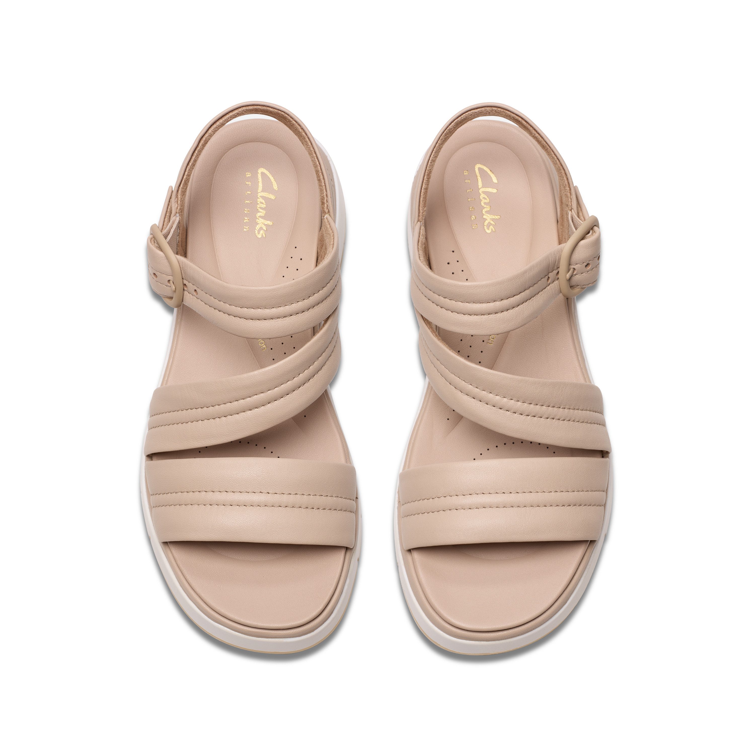 Clarks Sandalen Tuscan Strap , sandalette, flats, zomerschoen met plateausool