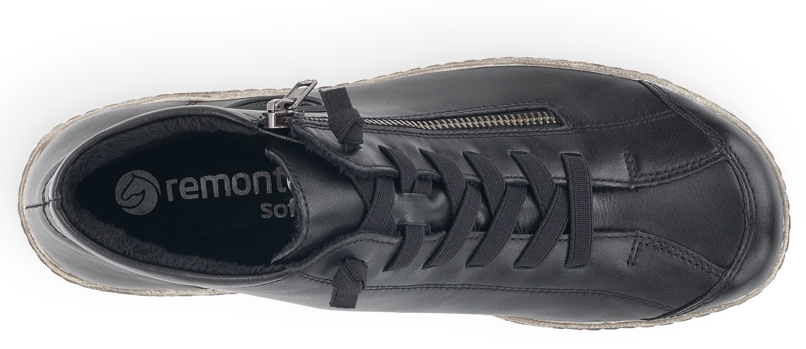 Remonte Sneakers met rits aan de buitenkant