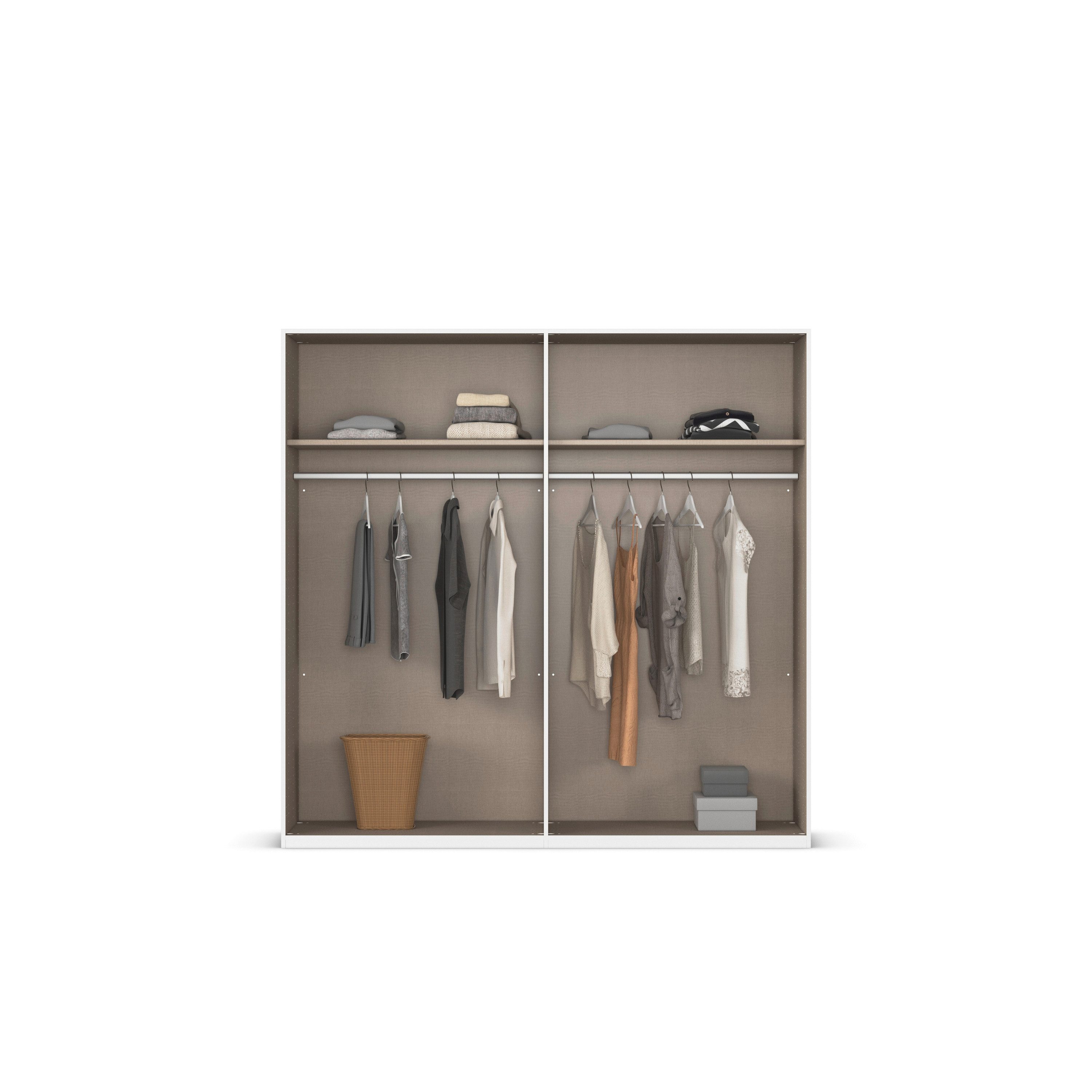 rauch Draaideurkast Kledingkast Kast Garderobe Slaapkamerkast EVELYN in elegante stijl, veel opbergruimte 4 breedtes en 2 hoogtes made in germany