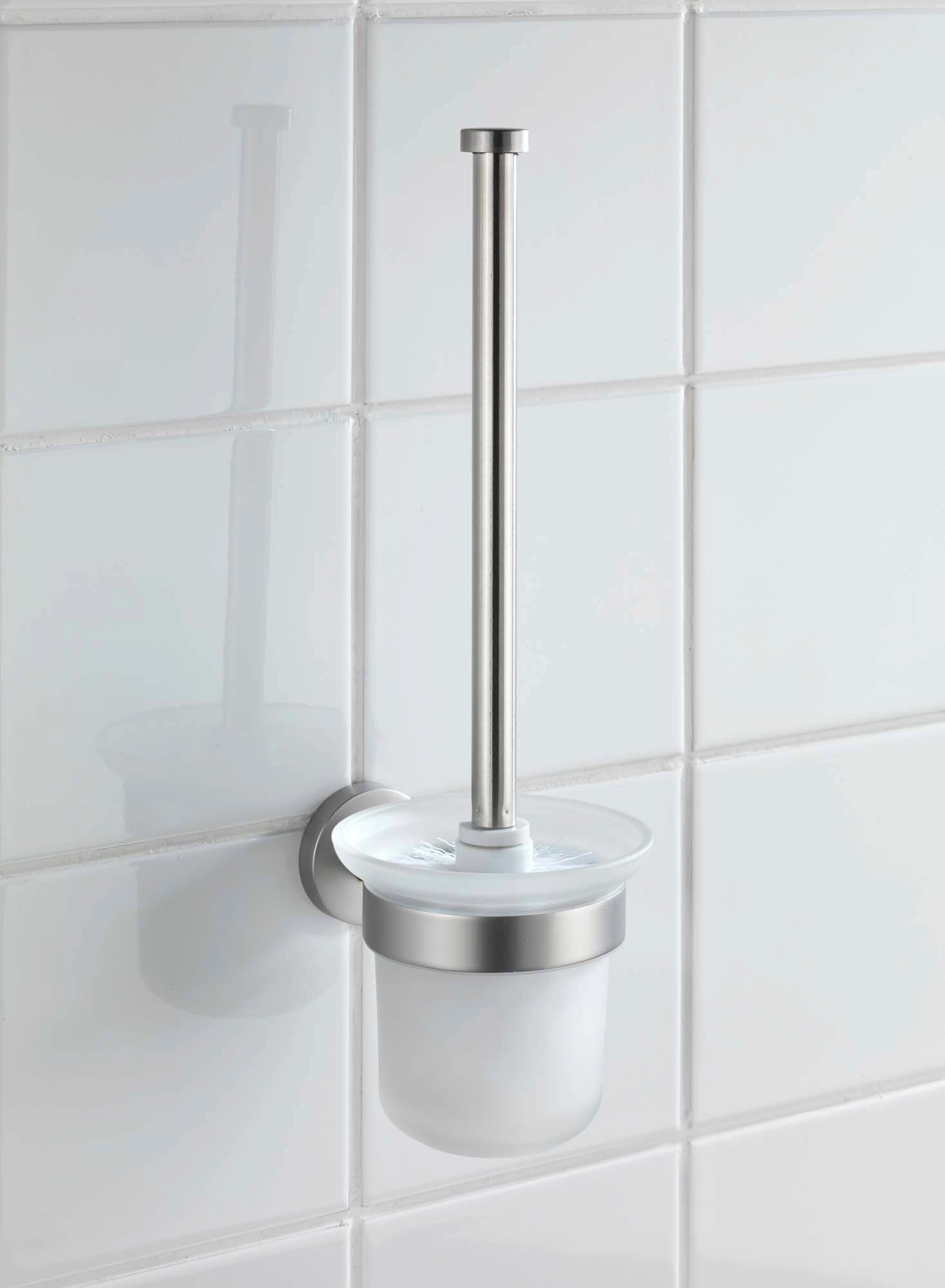 WENKO Toiletset Bosio Roestvrij staal roestvrij