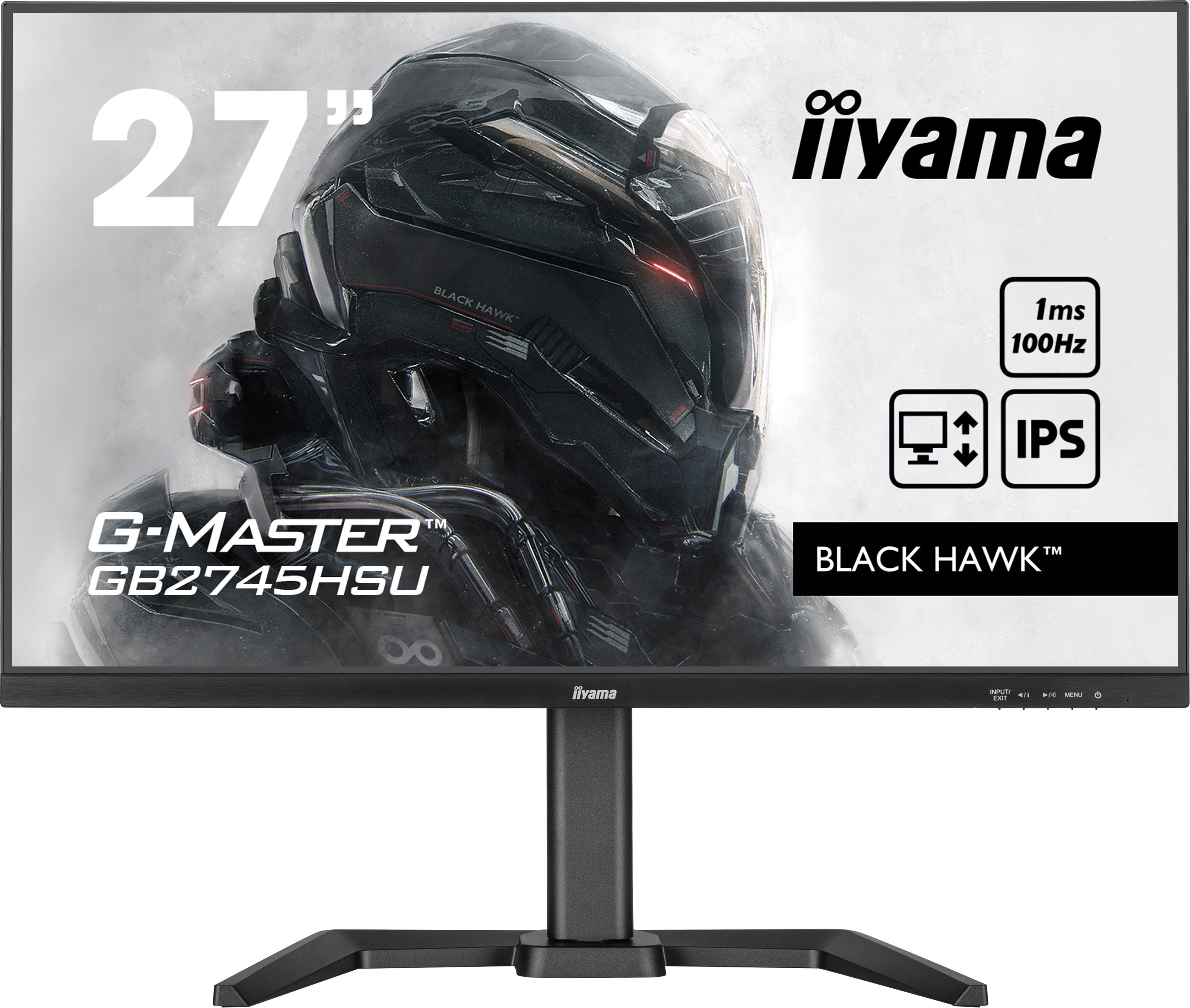 Iiyama Gaming-monitor GB2745HSU-B1, 68,6 cm / 27", Full HD