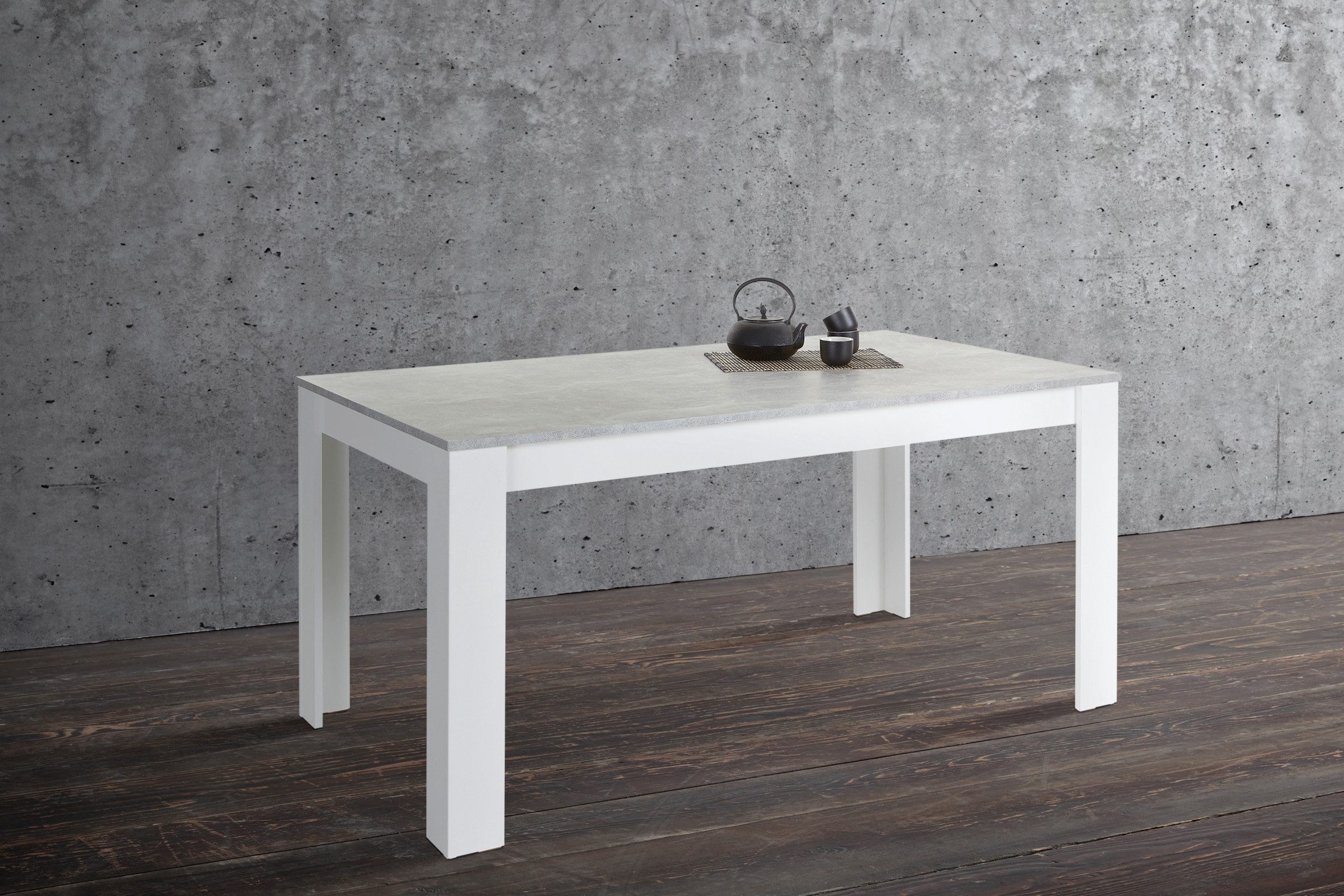 Home affaire Eettafel Milano Eettafel breedte 160 cm (1 stuk) eettafels wit