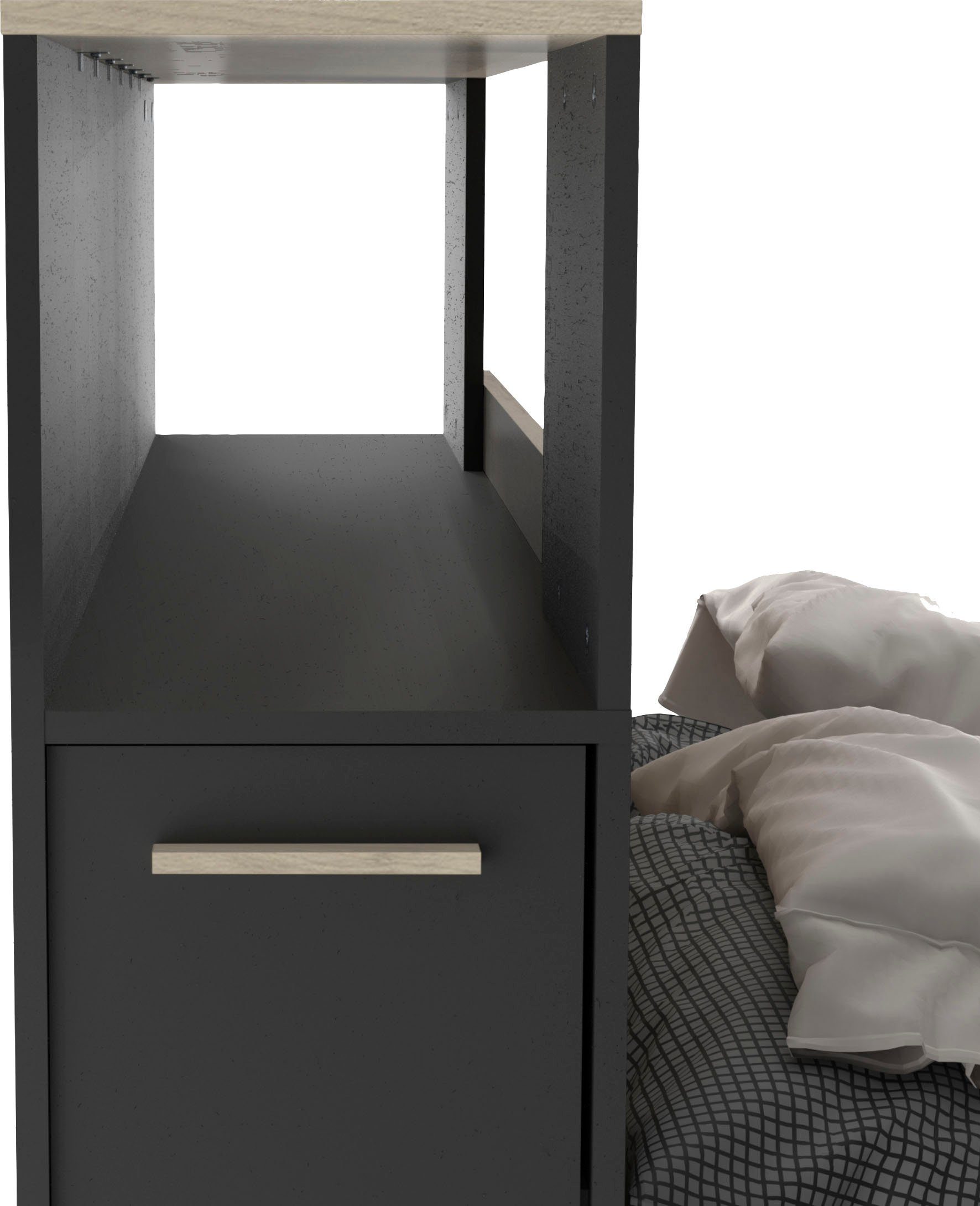 Demeyere GROUP Bedframe LIFE ideaal voor kleine kamers, ruimtebesparend, veel opbergruimte