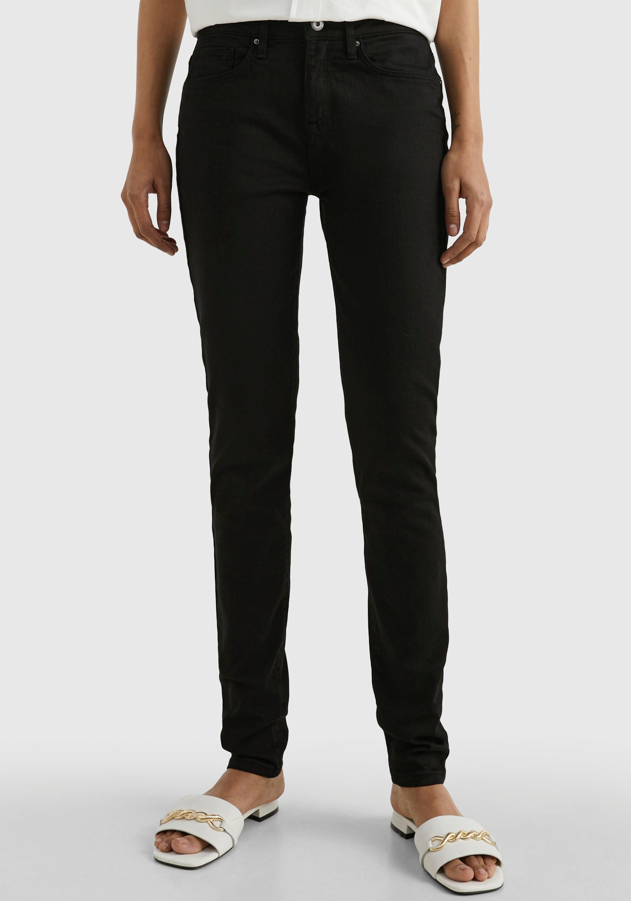 Tommy Hilfiger Skinny fit jeans HERITAGE COMO SKINNY RW met tommy hilfiger logo-badge (TH FLEX COMO SKINNY RW)