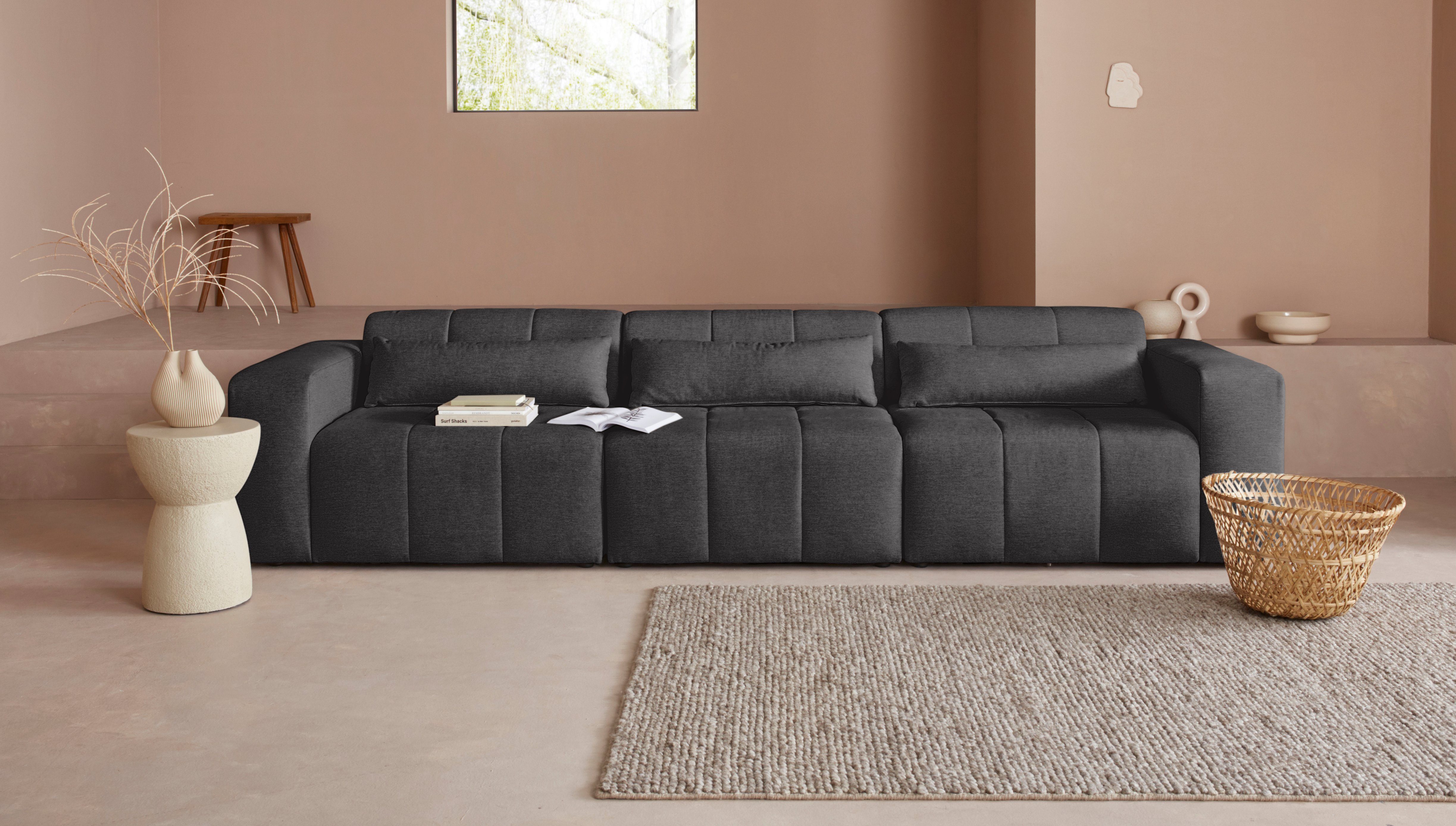 LeGer Home by Lena Gercke Bank-middenelement Maileen apart plaatsbaar of stevig te verbinden met andere modules van de serie