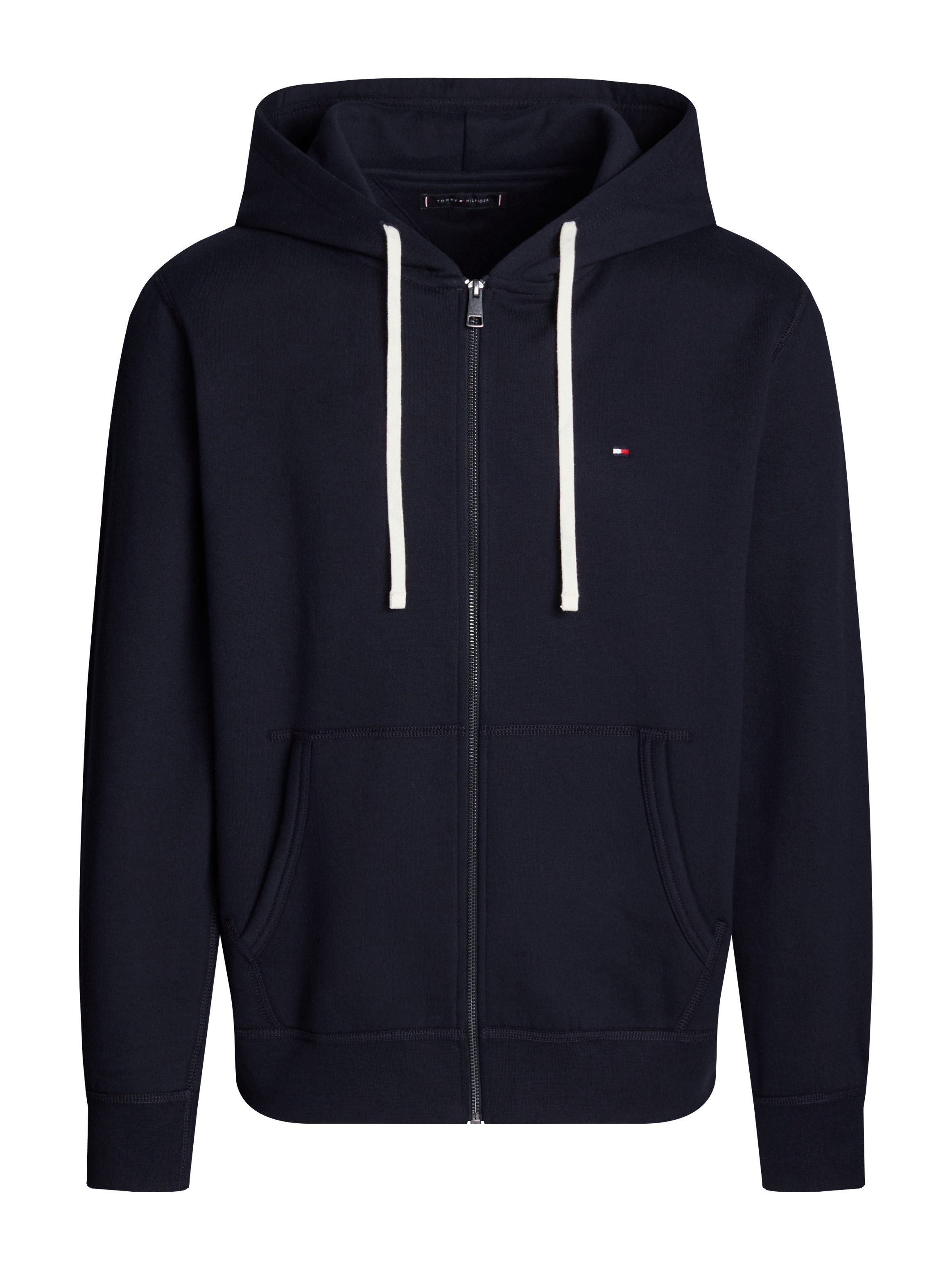 Tommy Hilfiger Capuchonsweatvest ESSENTIAL FLEECE ZIP THROUGH