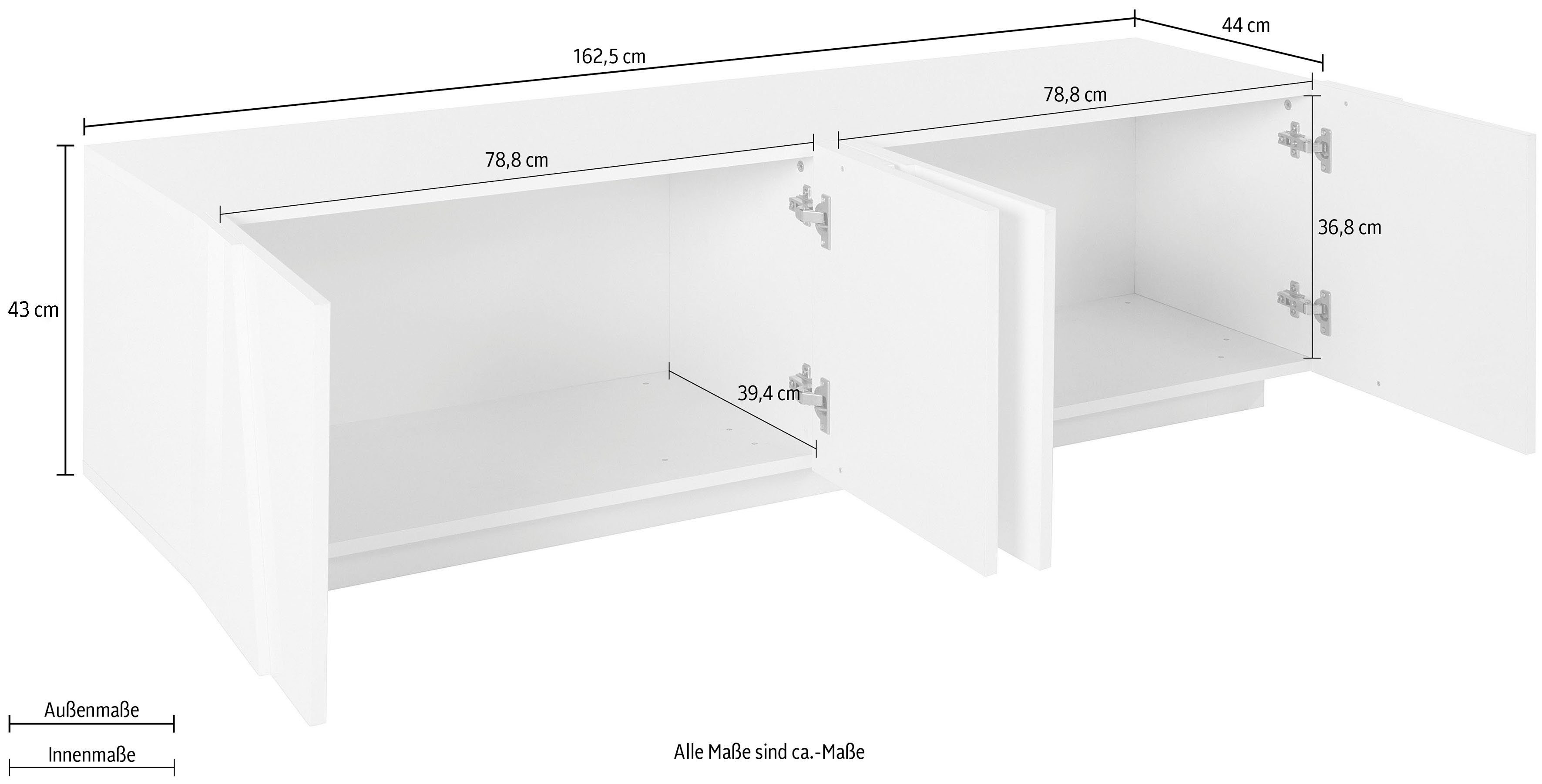 INOSIGN Tv-meubel Ping Breedte 162,4 cm