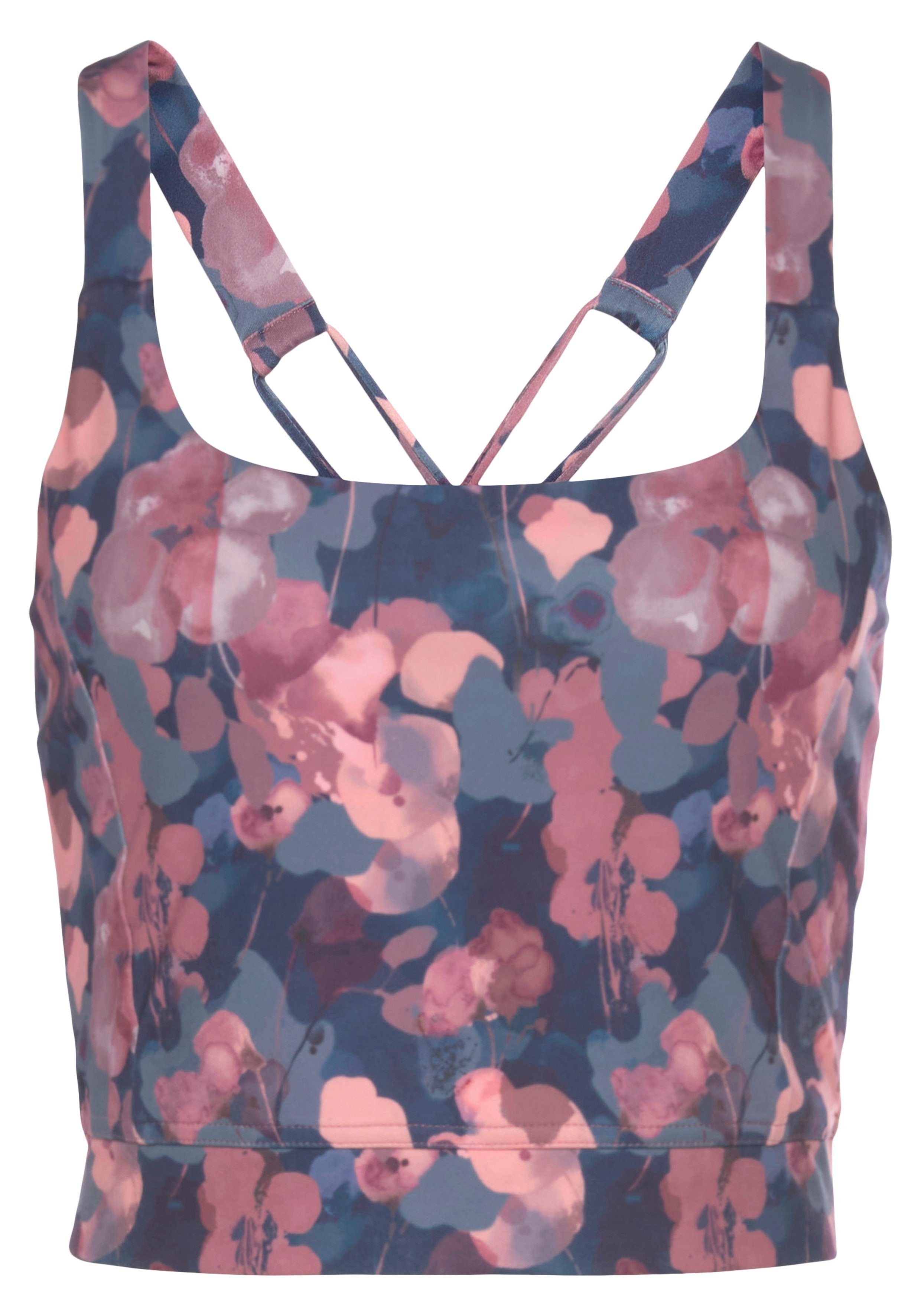 active by Lascana Crop-top met gekruiste bandjes en ronde hals