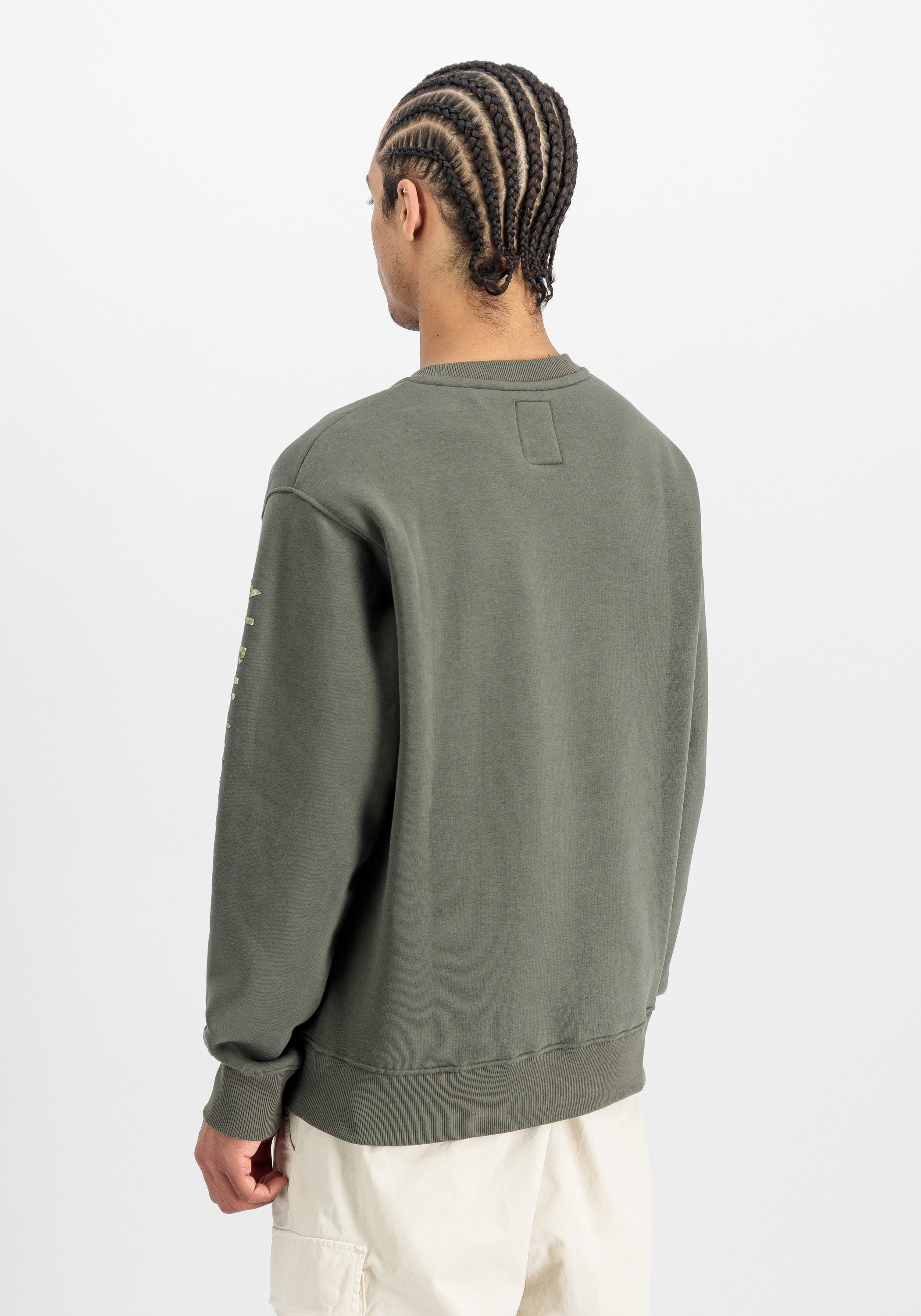 Alpha Industries Sweater Camo Sleeve Sweatshirt