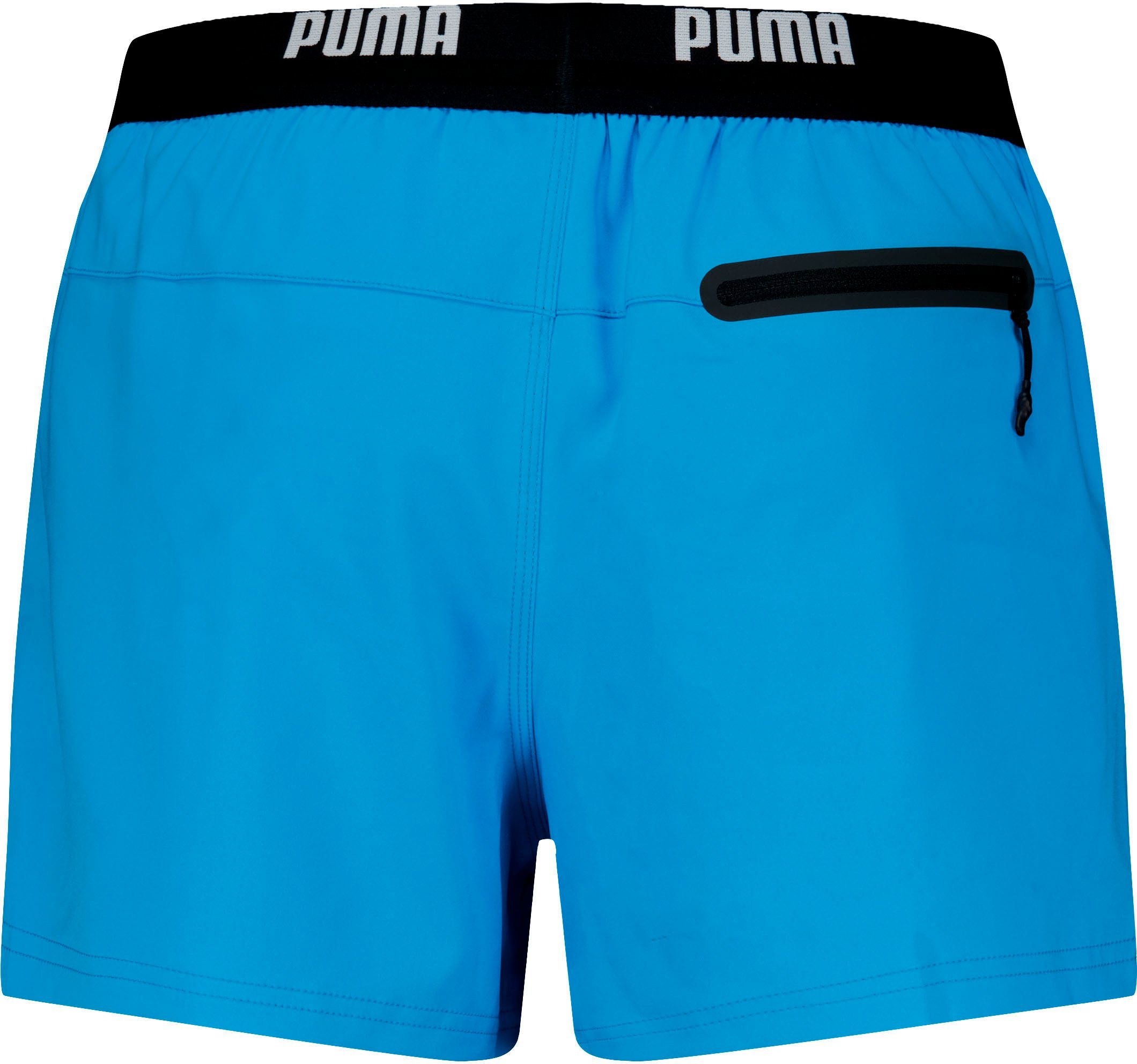 PUMA Zwemshort met gebonden rits op de achterzak