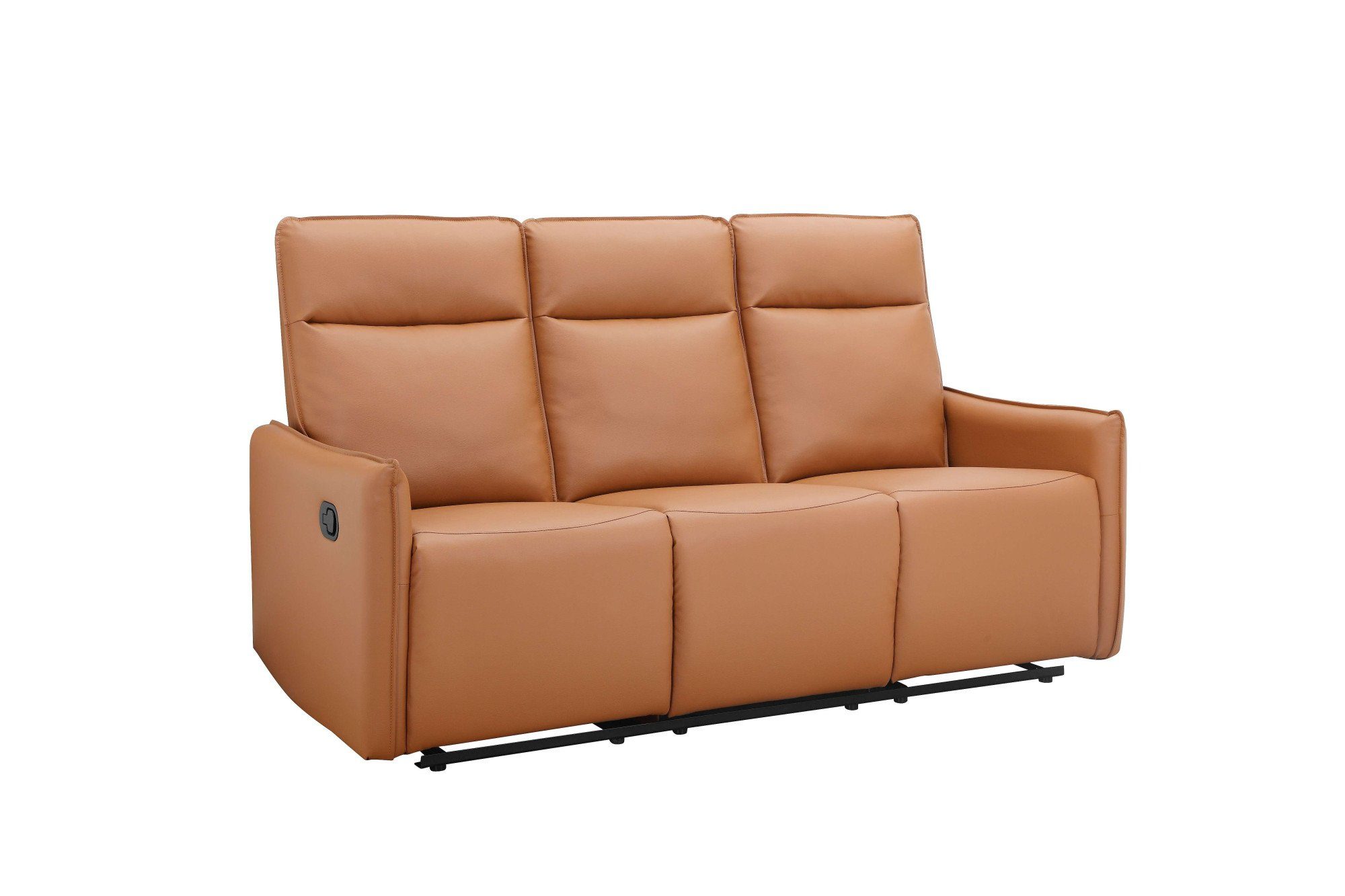 Dorel Home 3-zitsbank Lugo, bioscoopbank met relaxfunctie in kunstleer en geweven stof