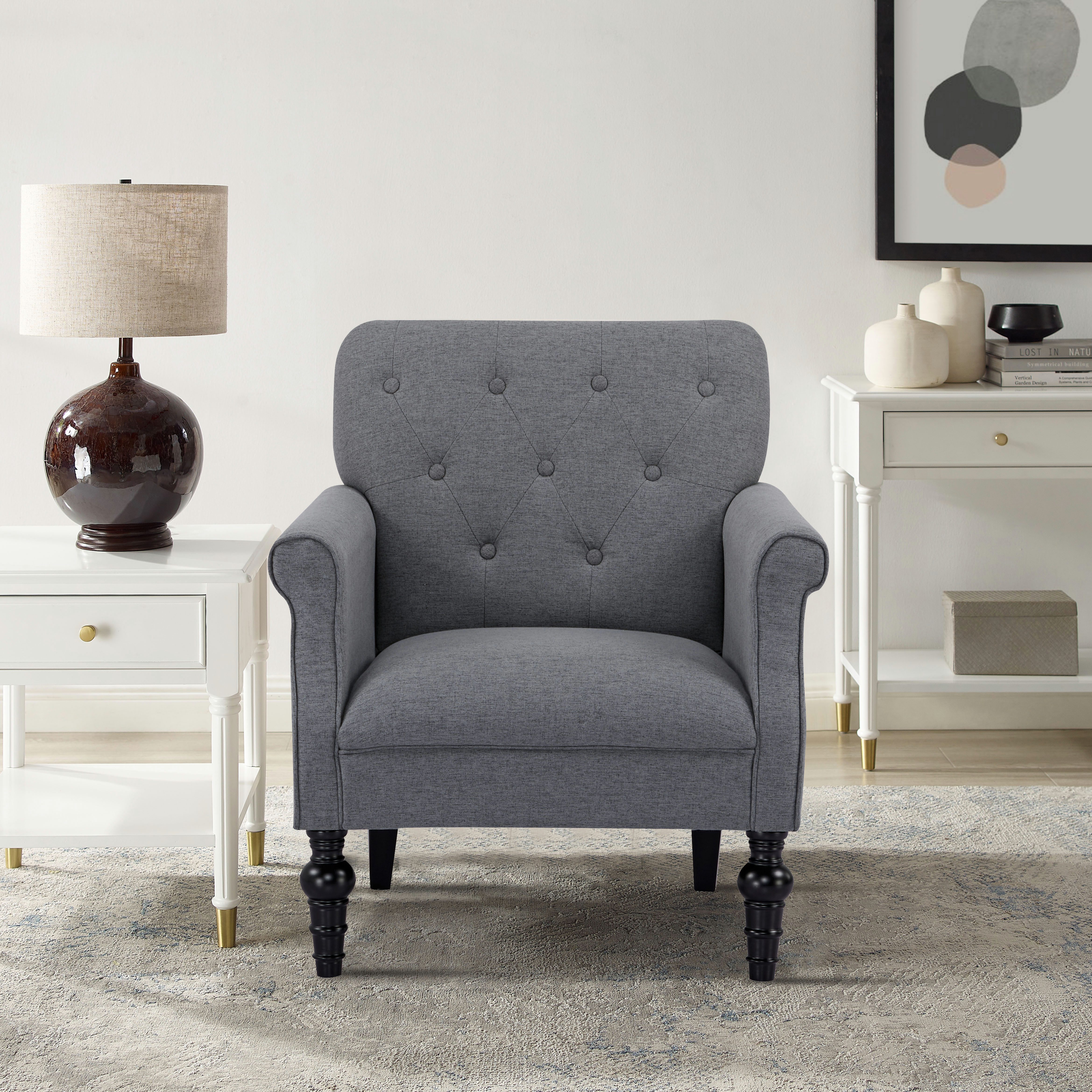Home affaire Fauteuil RANNA, fauteuil woonkamer in Chesterfield-look