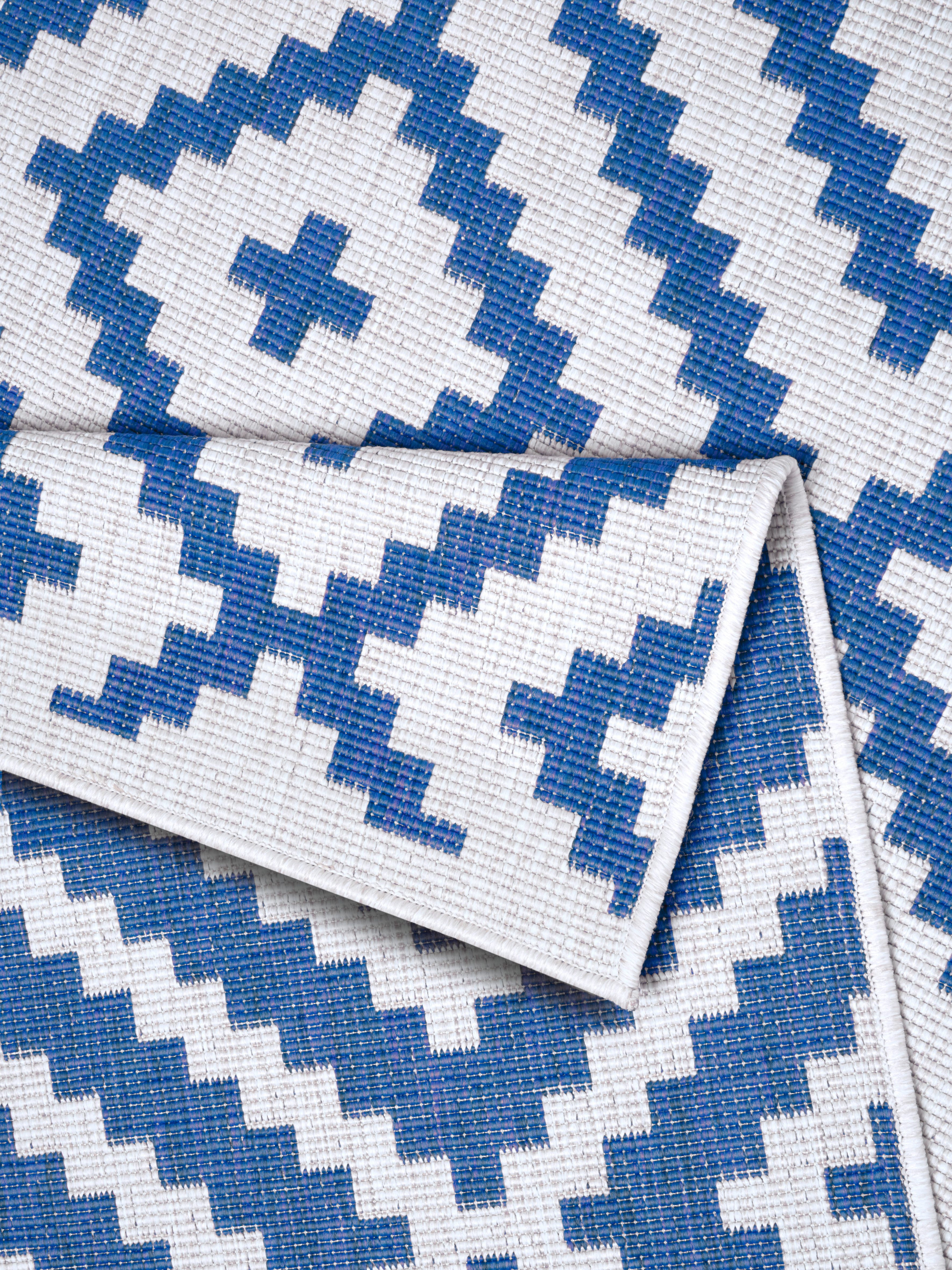 my home Vloerkleed Ronda tweezijdig te gebruiken kleed Sisal-look, platweefsel, in- en outdoor, geometrisch boho design