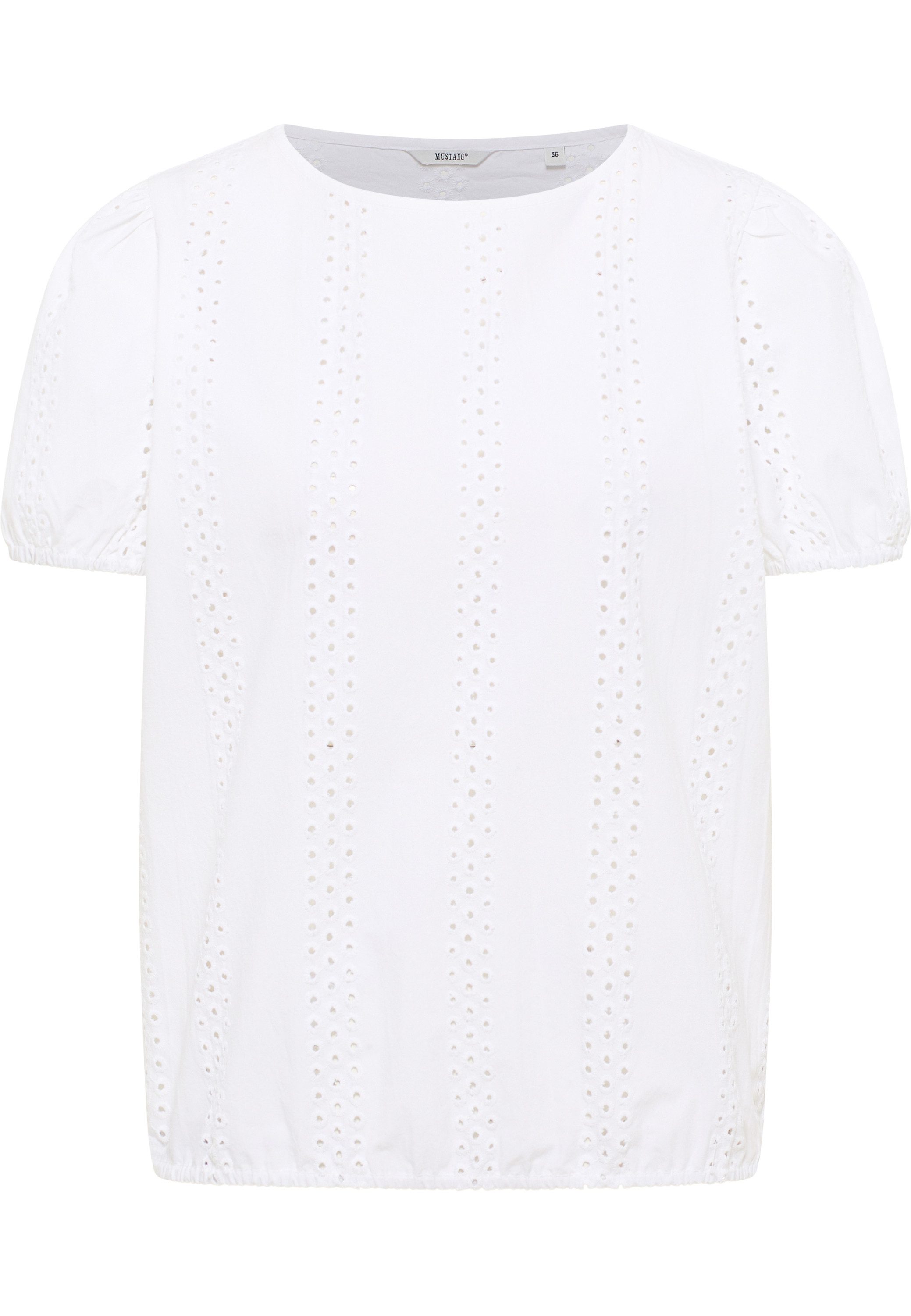 MUSTANG Blouse met korte mouwen Damesstijl Assaria