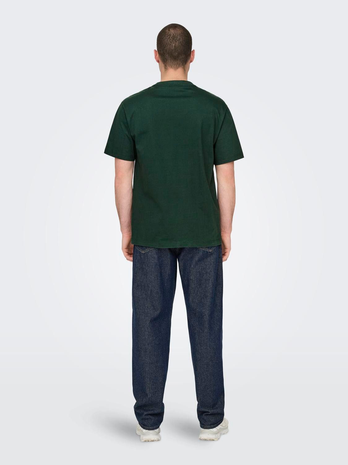 ONLY & SONS Shirt met ronde hals ONSFRED RLX SS TEE