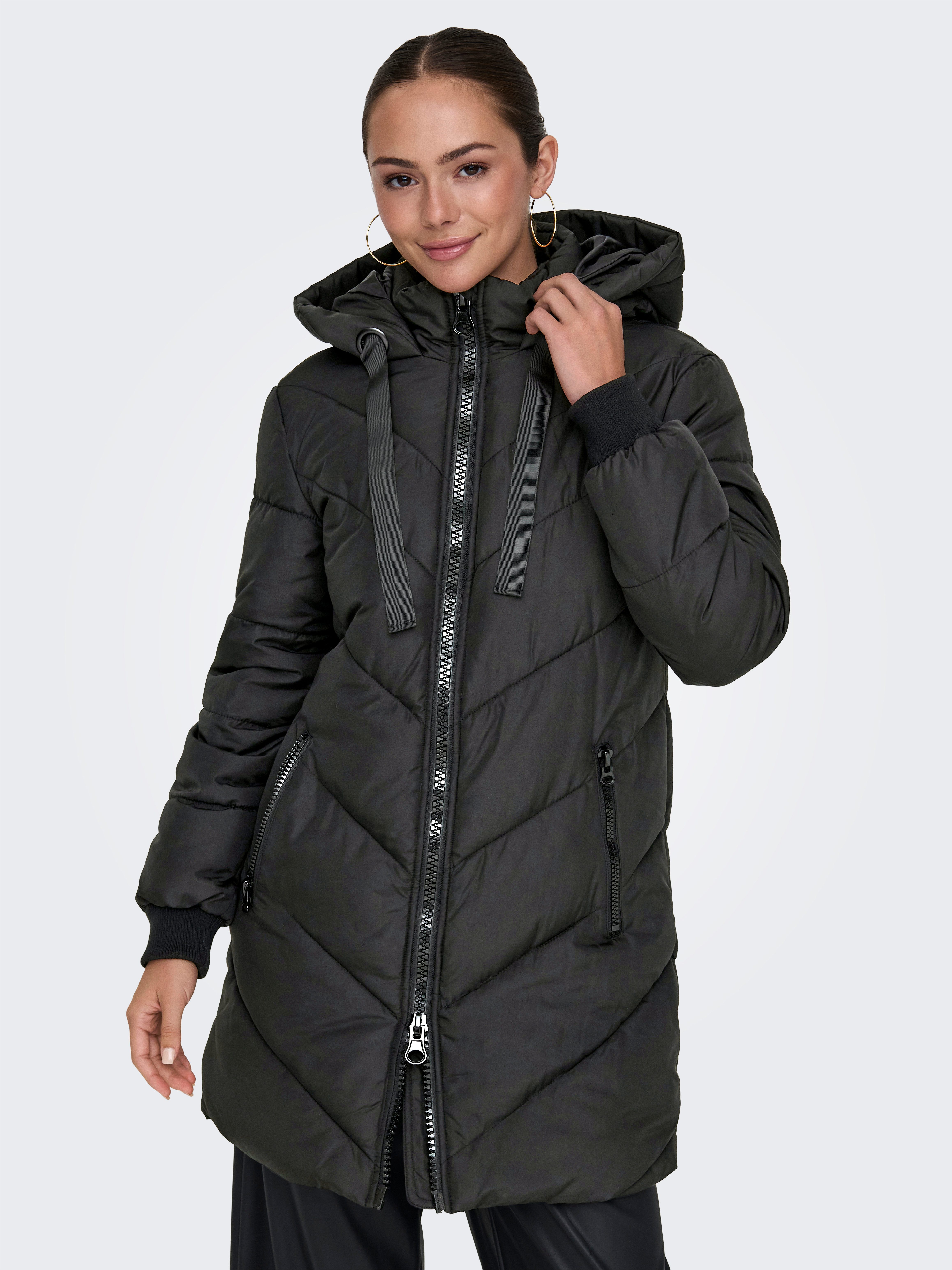 JDY Gewatteerde jas JDYSKYLAR LIFE HOOD JACKET OTW NOOS