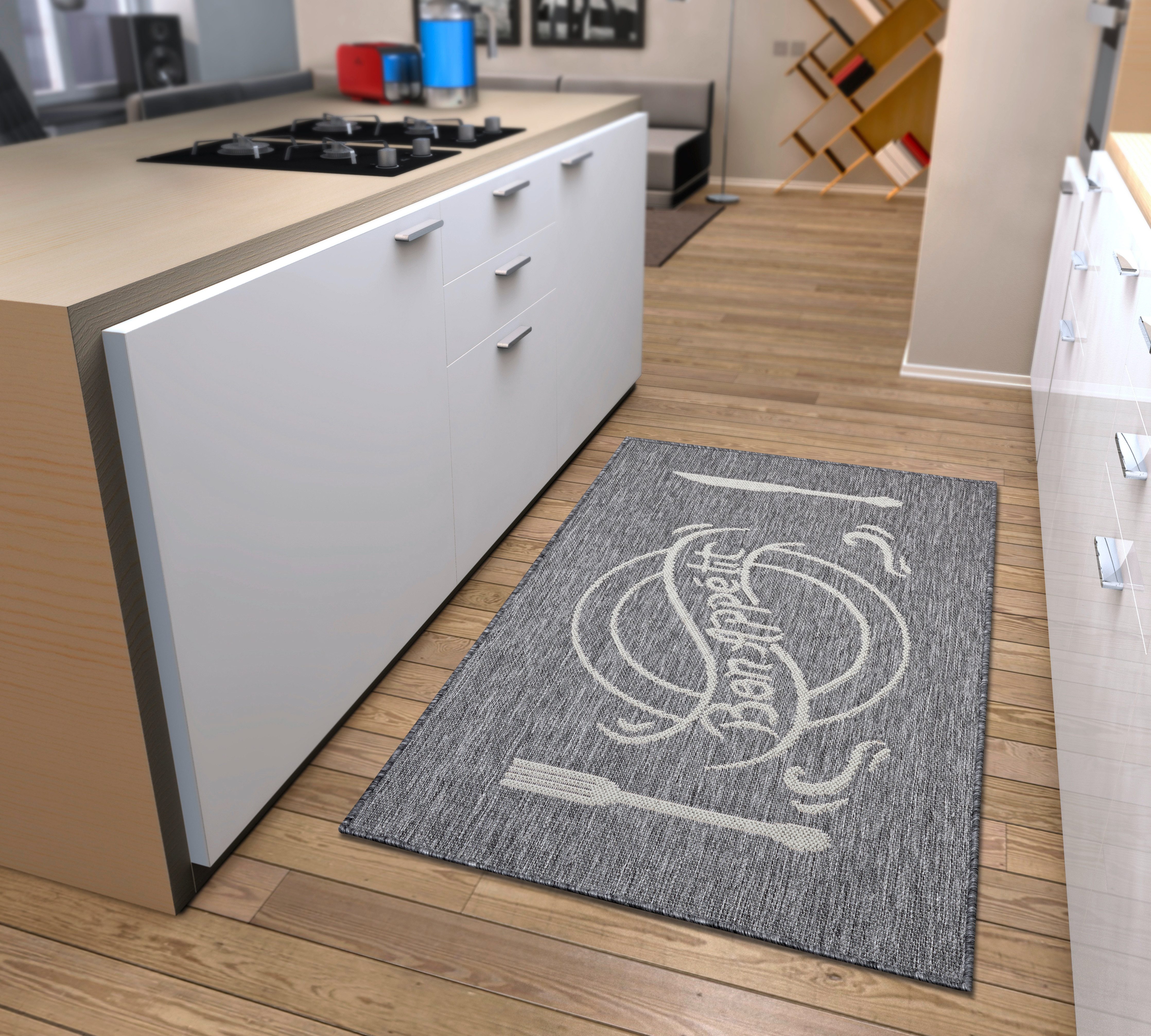 HANSE Home Keukenloper Bon appétit Loper, antislip, keukenkleed, keuken, vloerkleed, gemakkelijk in onderhoud