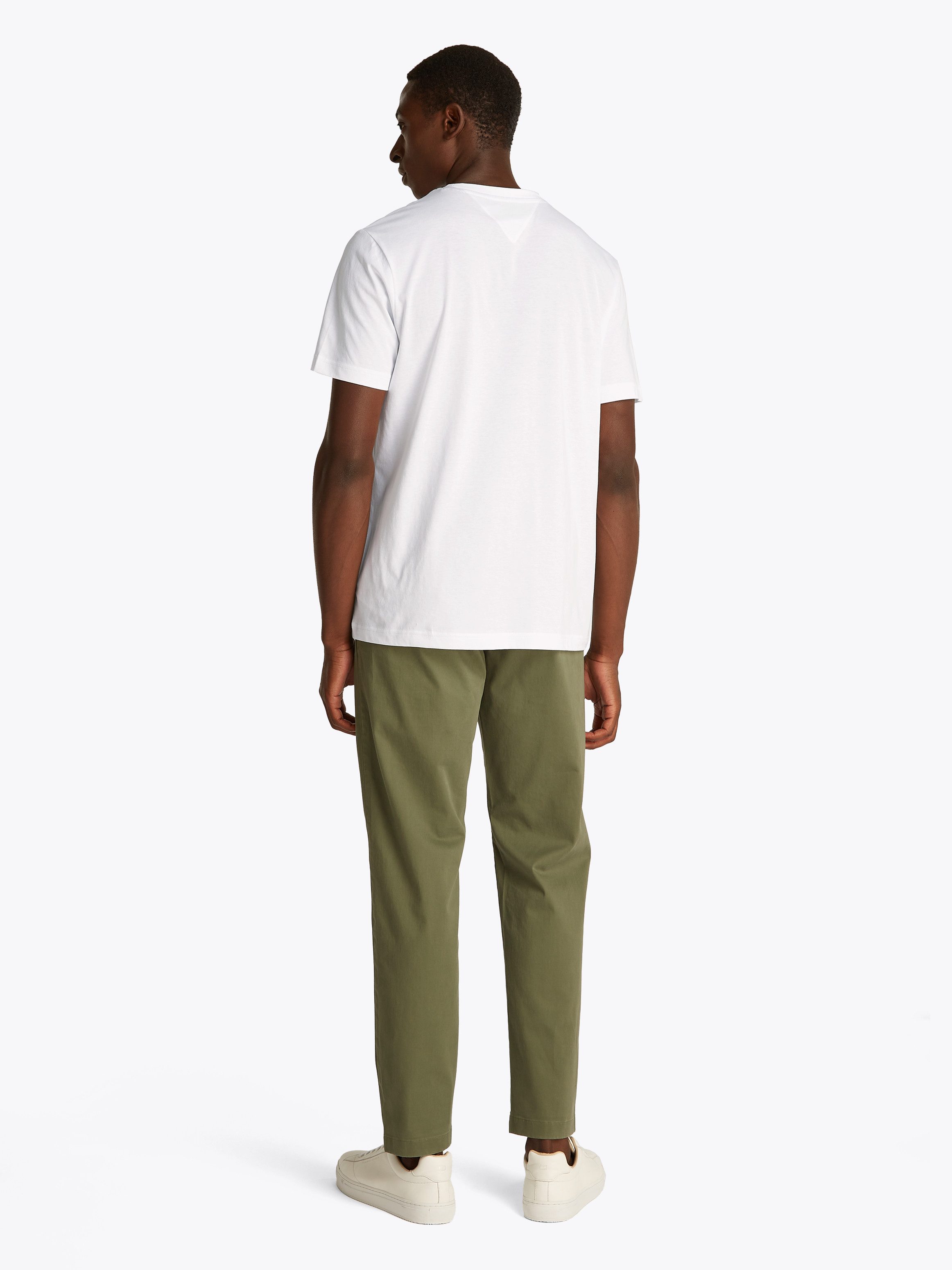 Tommy Hilfiger Shirt met korte mouwen FLAG BOX TEE Met een ronde hals