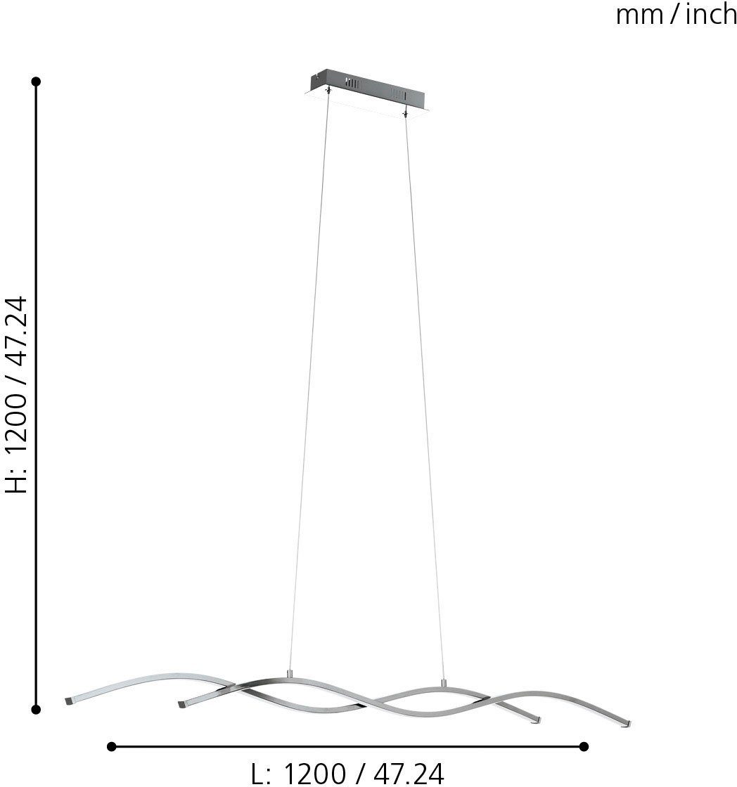 EGLO Hanglamp LASANA 2 Hanglamp, hanglamp