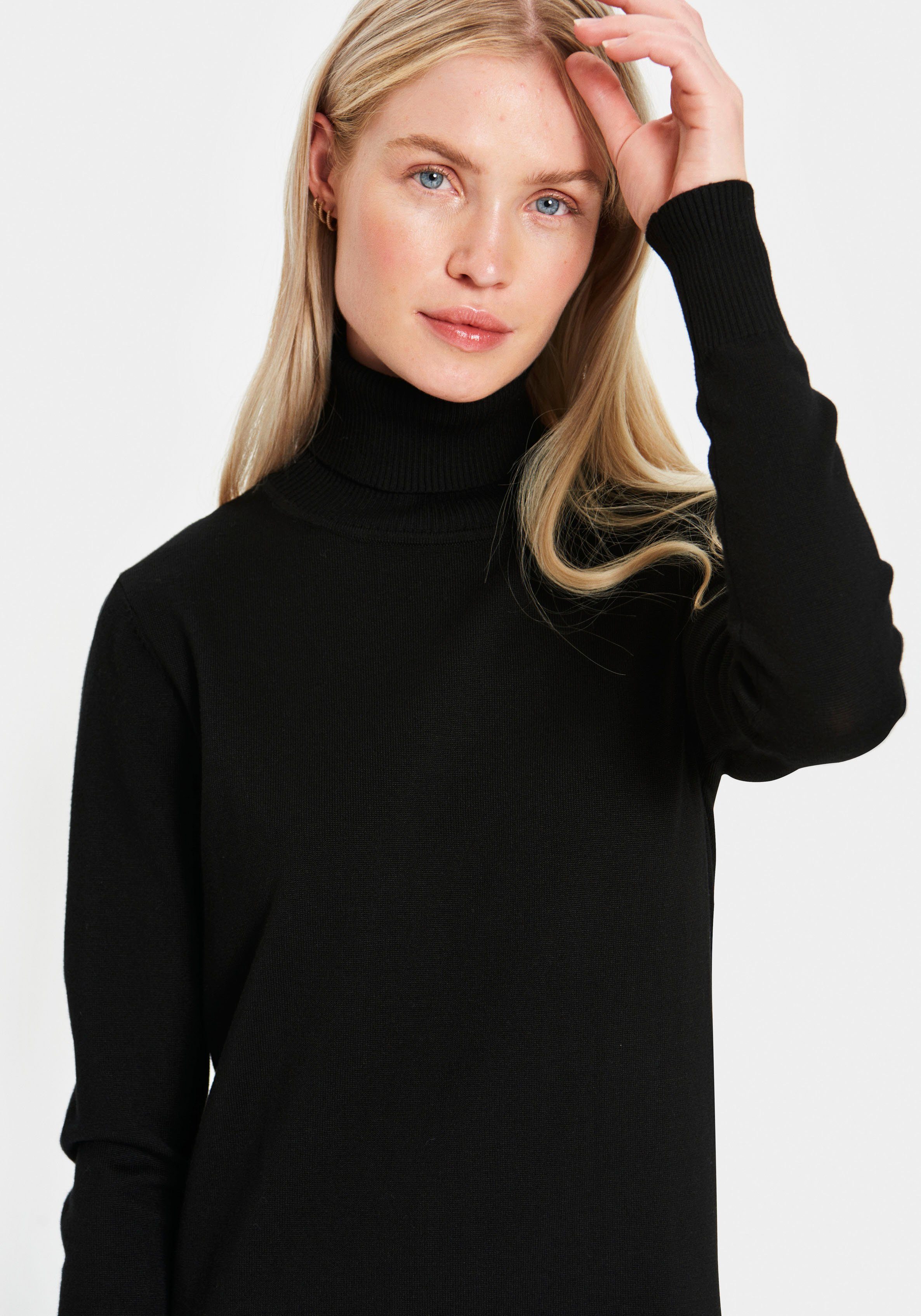 Saint Tropez Gebreide jurk MilaSZ Roll Neck Long Dress
