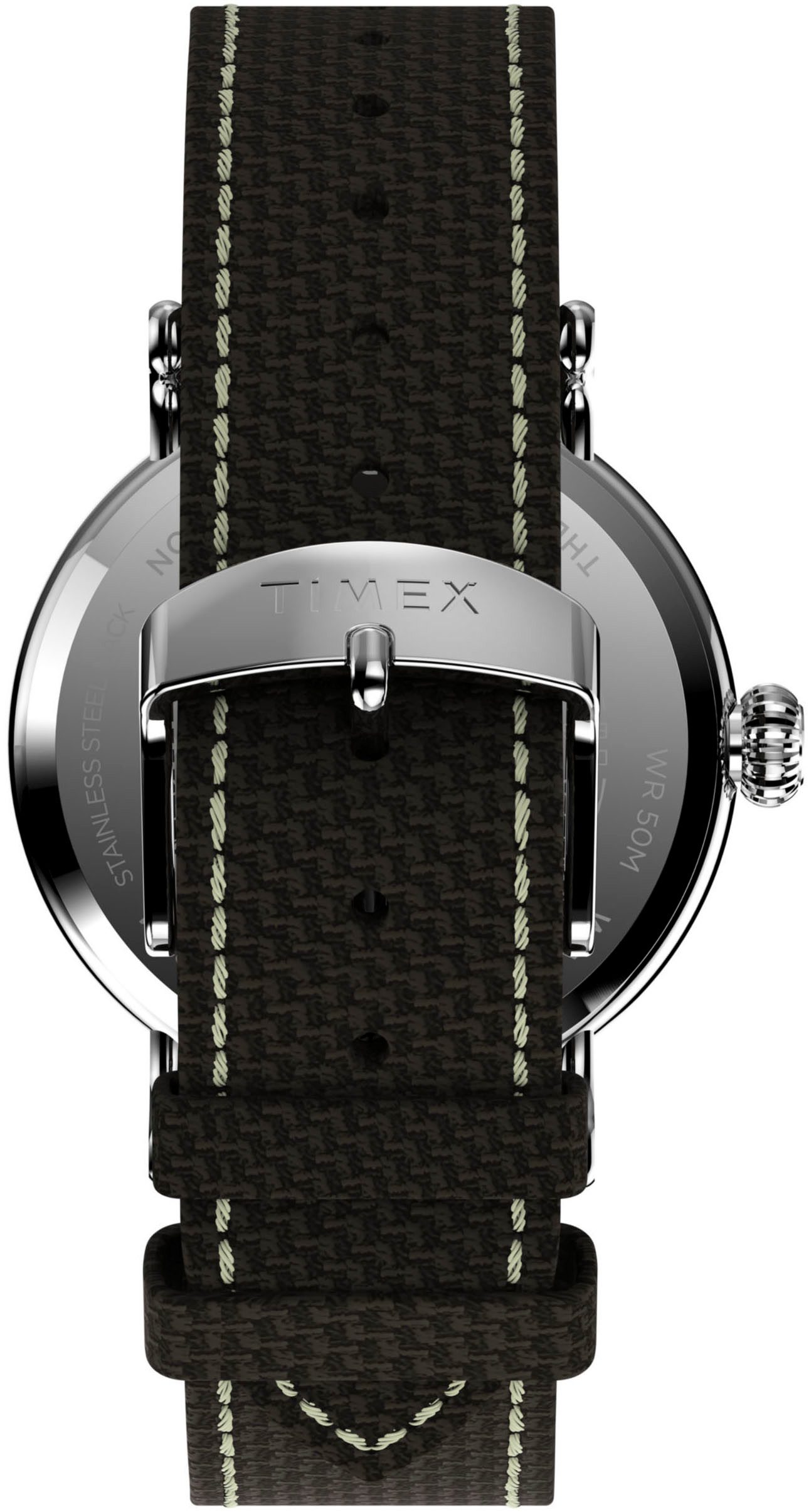 Timex Kwartshorloge WATERBURY STANDARD Armbanduhr, herenhorloge, lichtgevende wijzers, mineraalglas, analoog