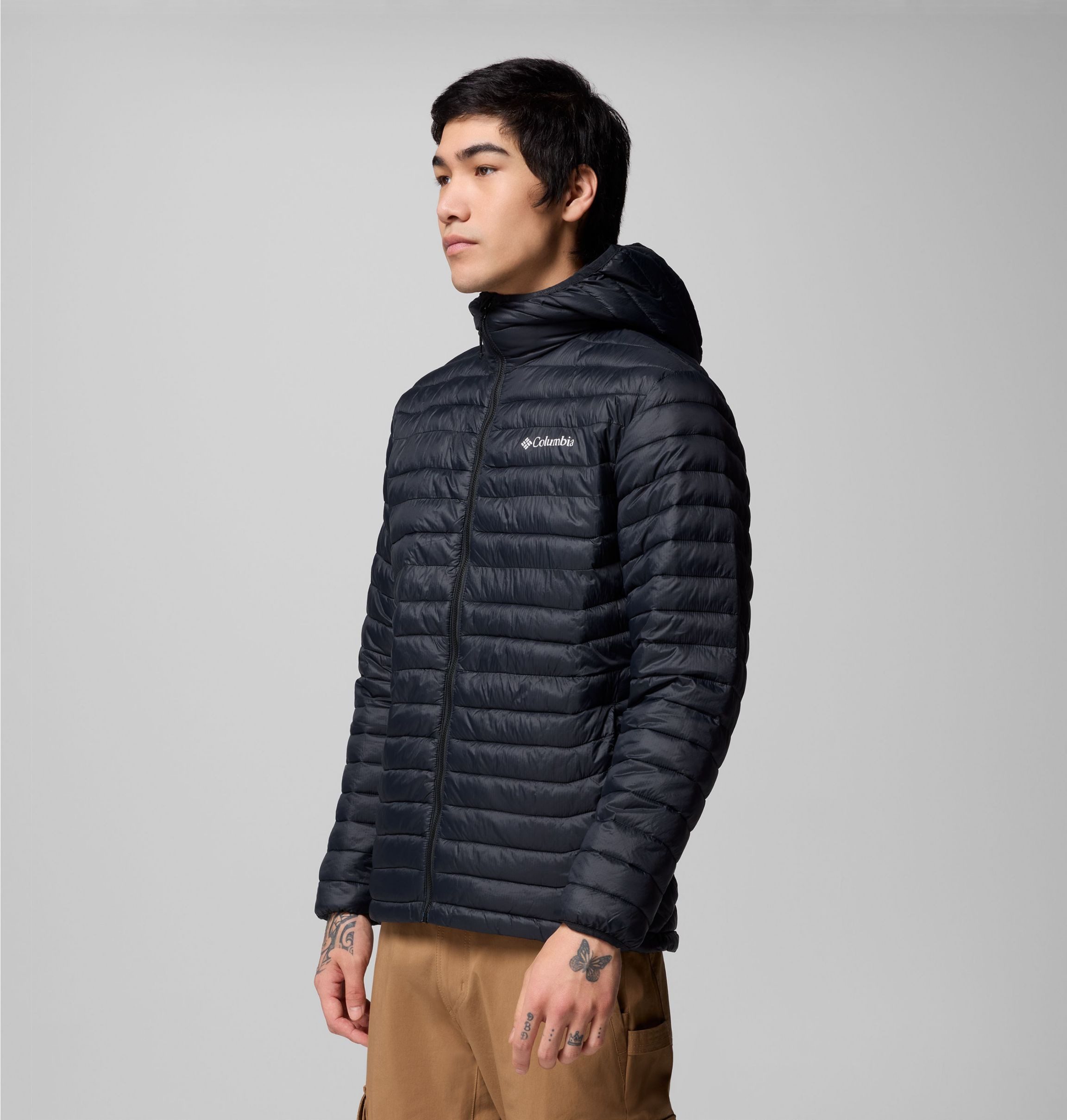 Columbia Gewatteerde jas POWDER PASS HOODED JACKET (1 stuk)