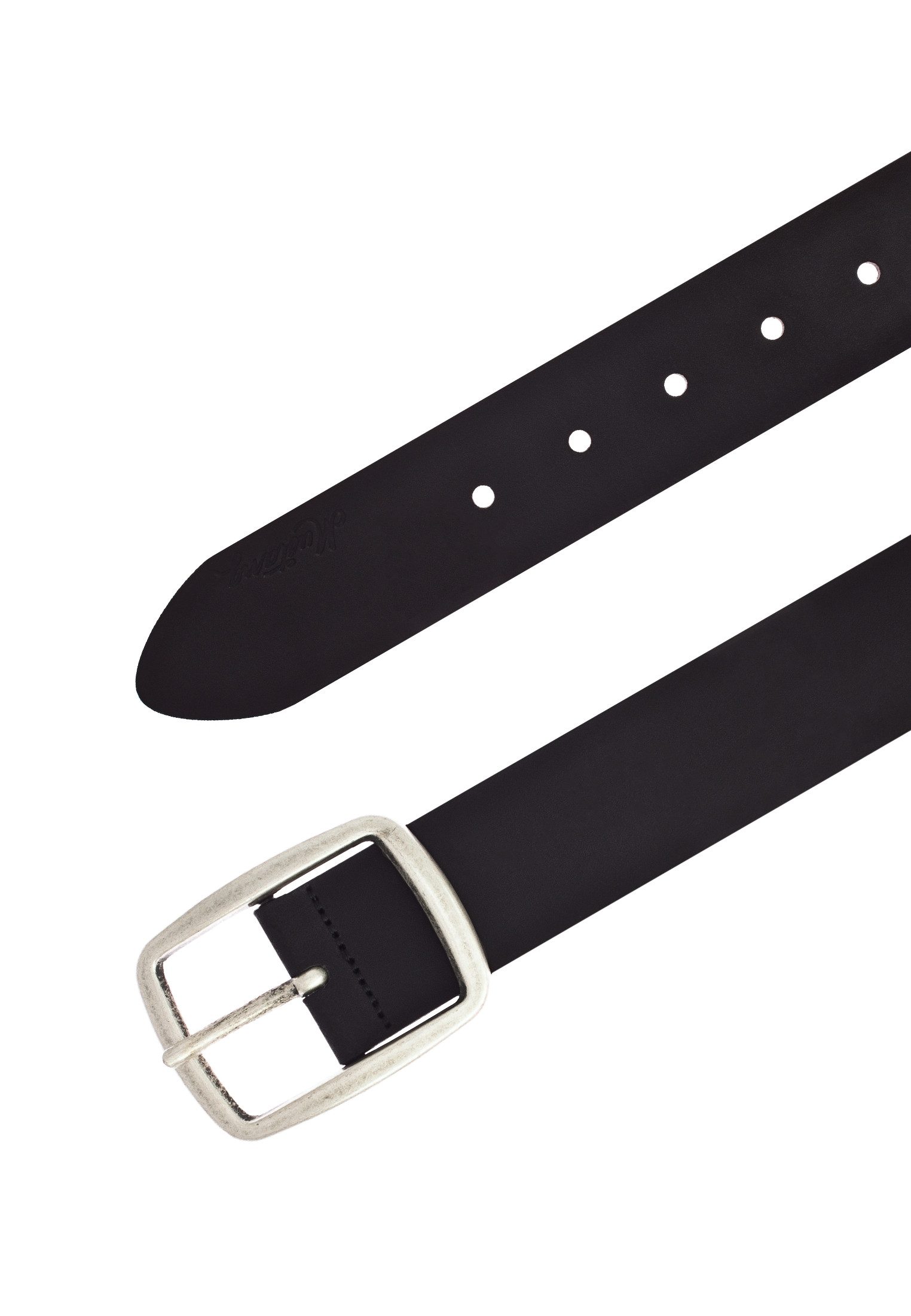 MUSTANG Leren riem Pull-up leer met vintage karakter, 4 cm