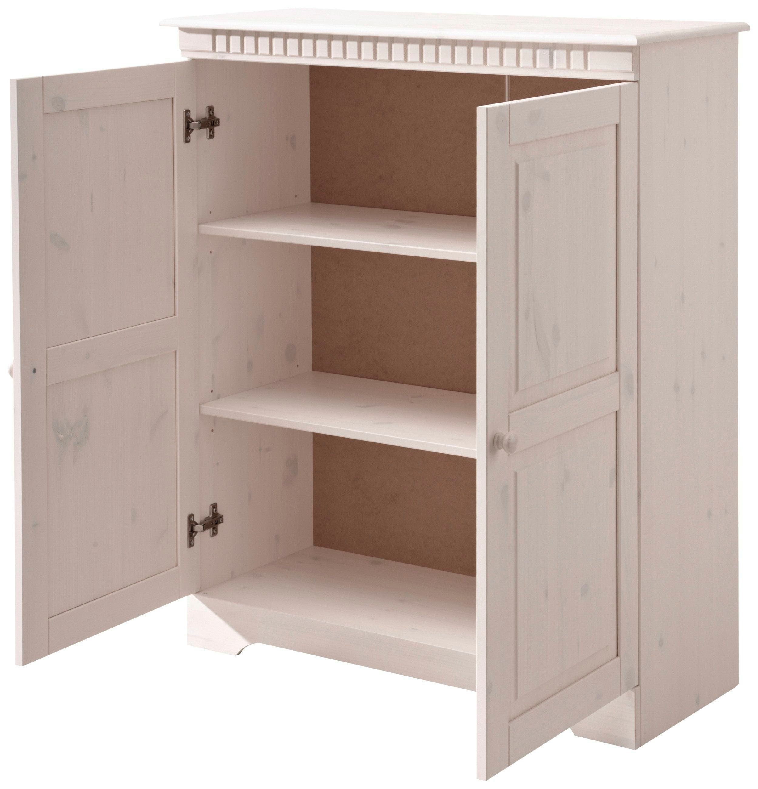 Home affaire Kast Cubrix van mooi massief grenenhout, hoogte 100 cm