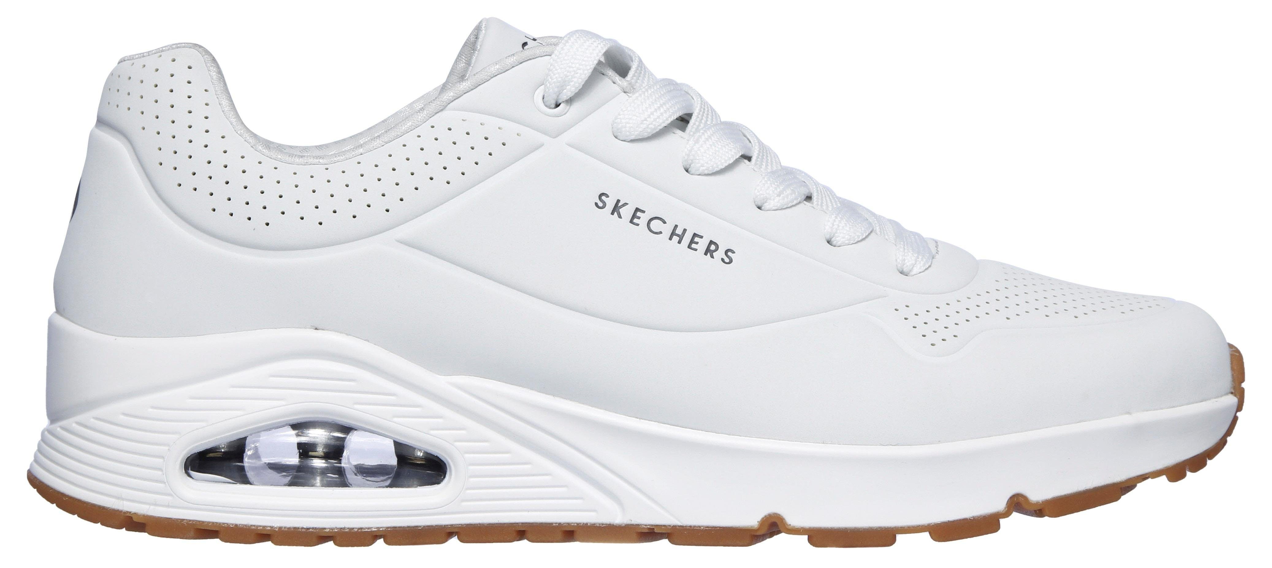 Skechers Sneakers Uno - Stand on Air Vrijetijdsschoen, lage schoen, veterschoen met air-cooled memory foam