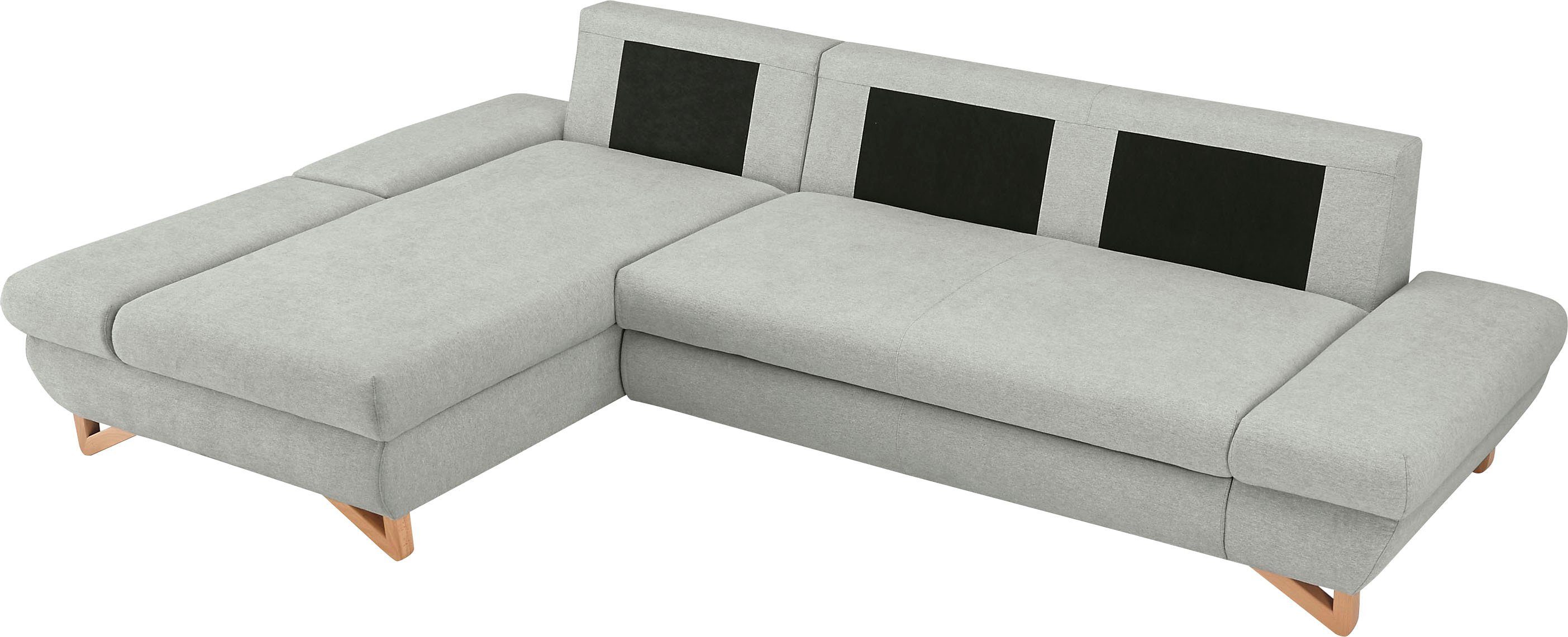 INOSIGN Slaapbank City/Giron comfortabele slaapbank (ligoppervlak 245 x 138 cm) en bedlade