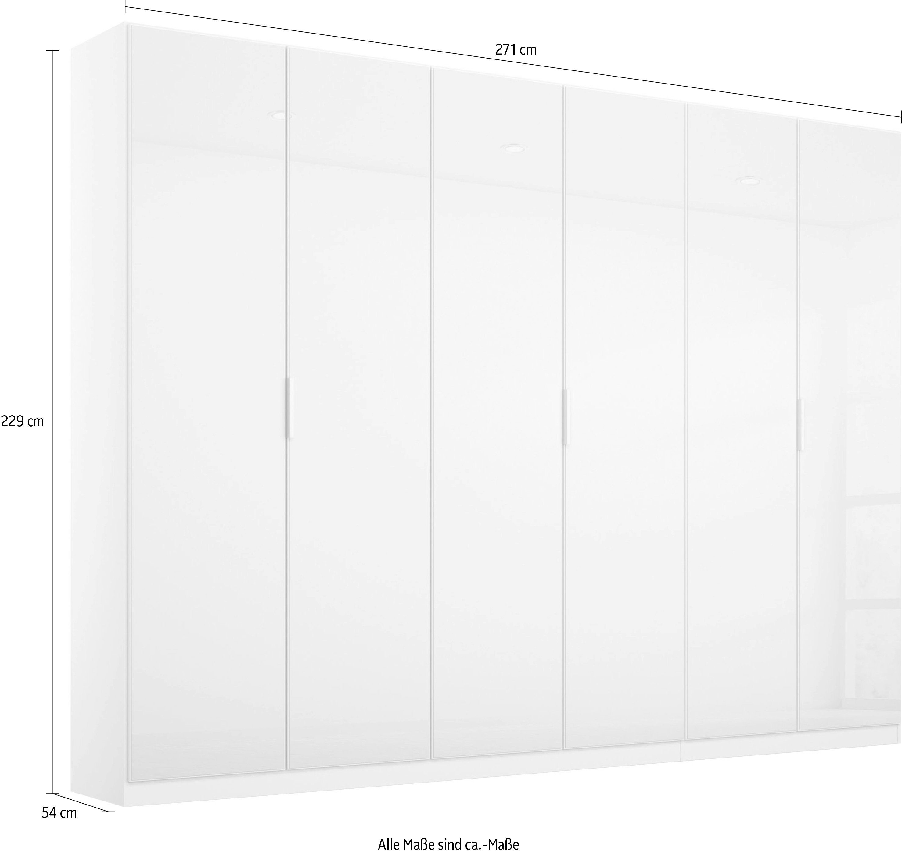 rauch Draaideurkast Kledingkast kast garderobe KOLUNA met hoogwaardige glasfront