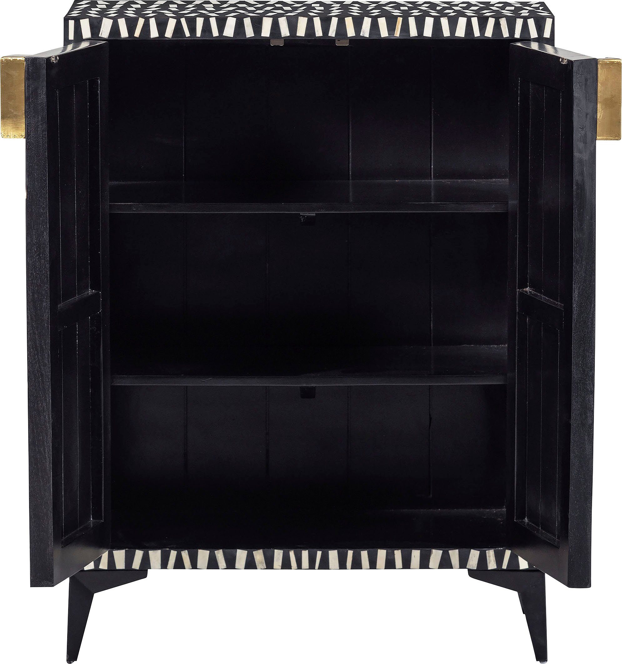 WOOOD Highboard Menne midi-kast met metalen handgrepen Kast in stijlvol ontwerp, H 108 cm x B 81 cm
